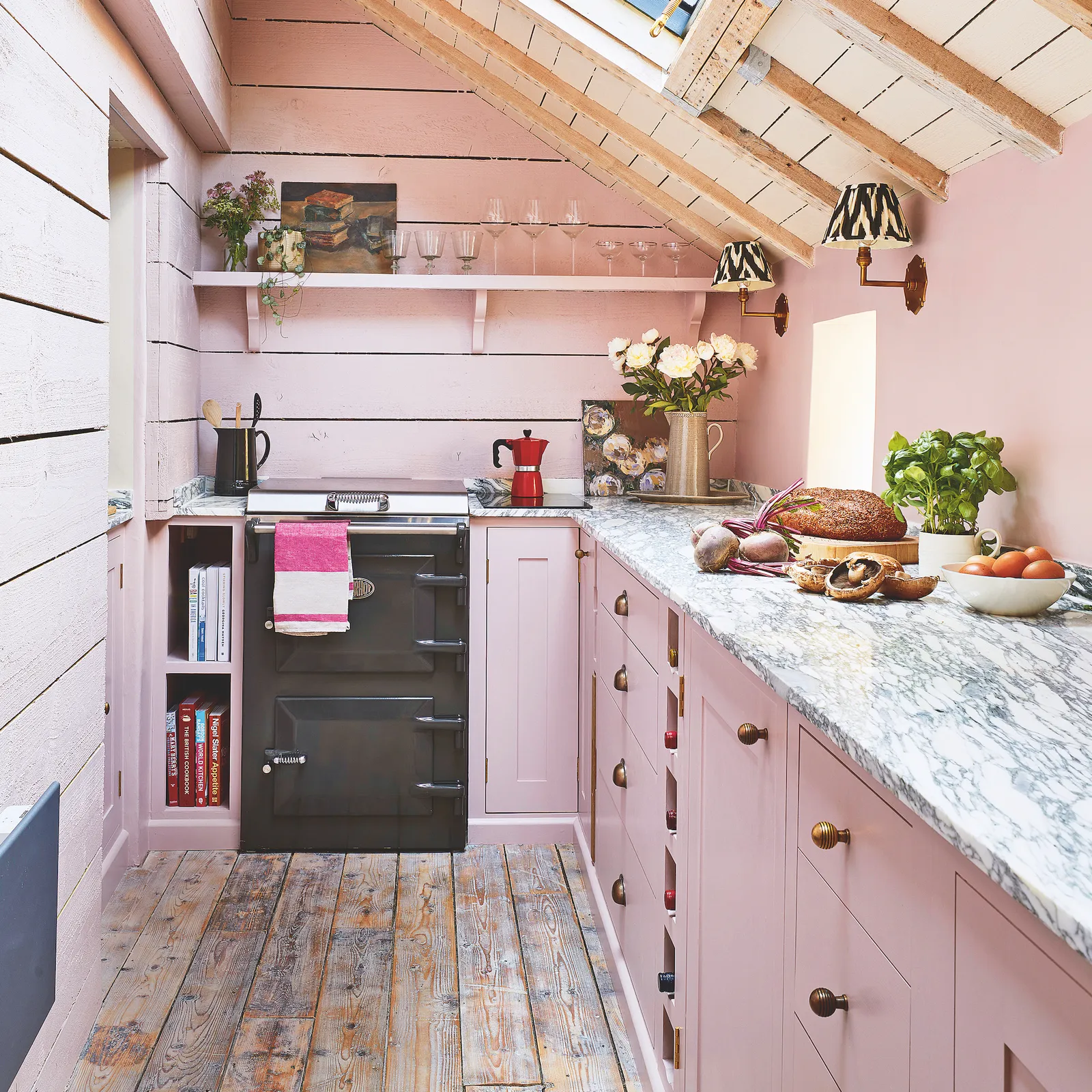 cuisine rustique rose cuisine rustique rose