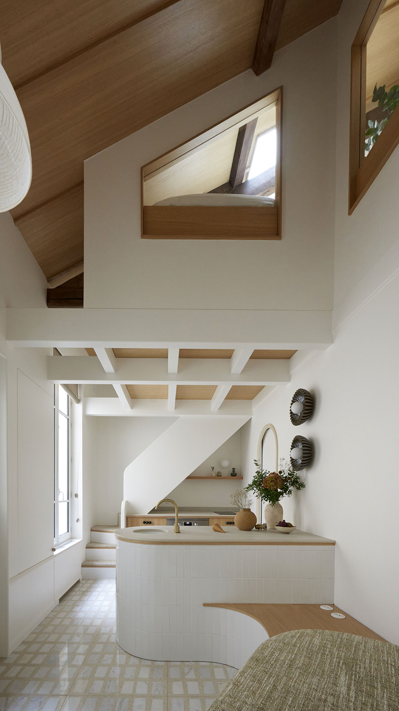 cuisine décoration design petite maison 16m2 Paris