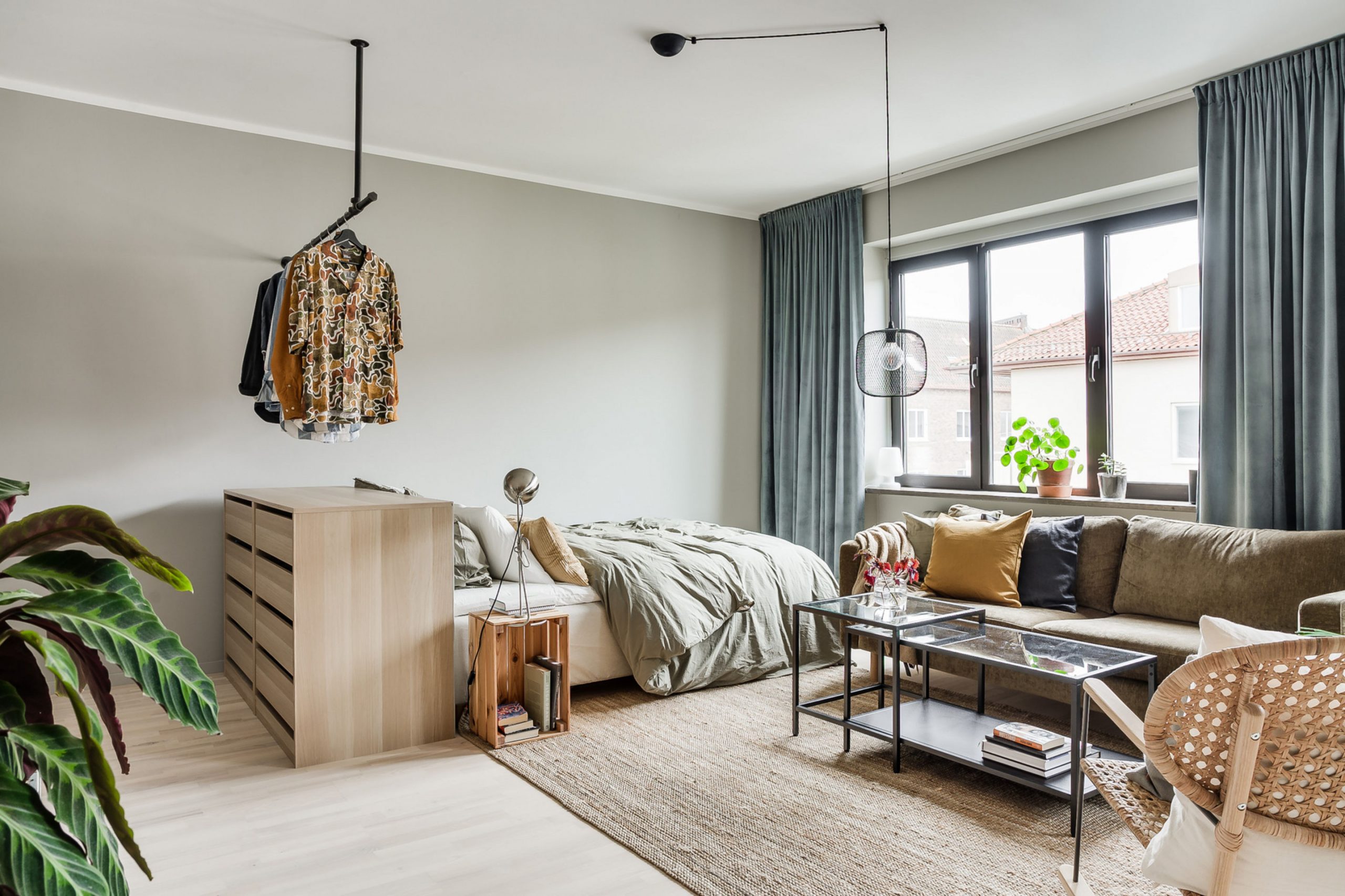 salon et zone chambre studio 37m2 salon et zone chambre studio 37m2