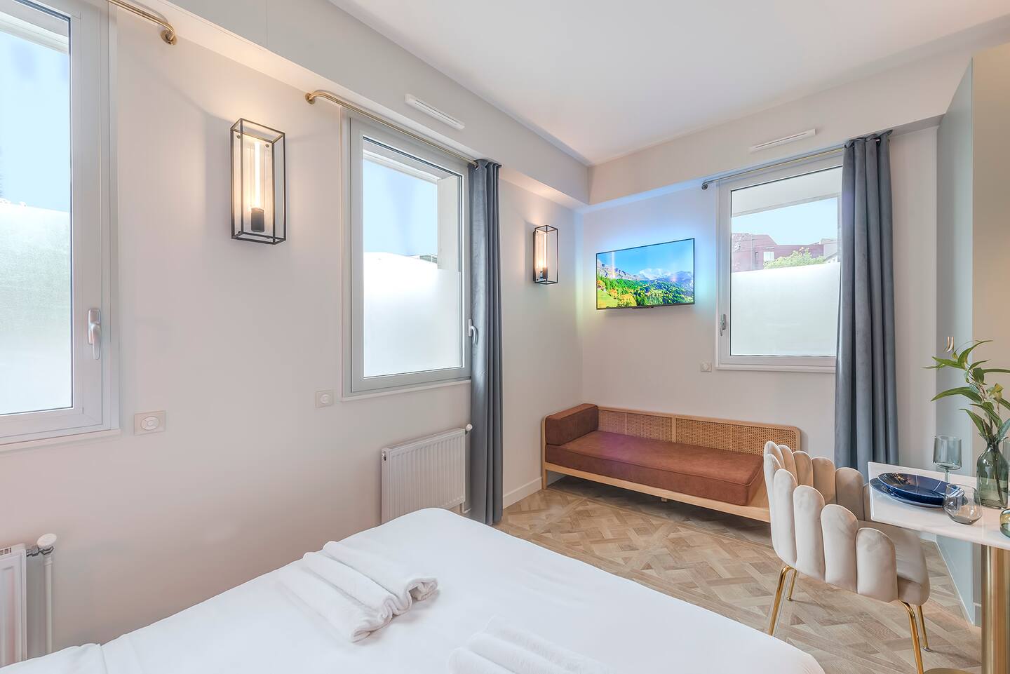 chambre et salon studio Paris chambre et salon studio Paris