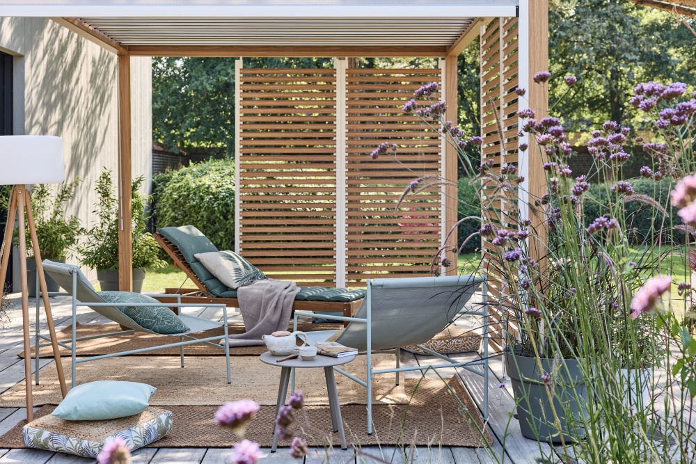 pergola autoportante mobilier terrasse et jardin Leroy Merlin