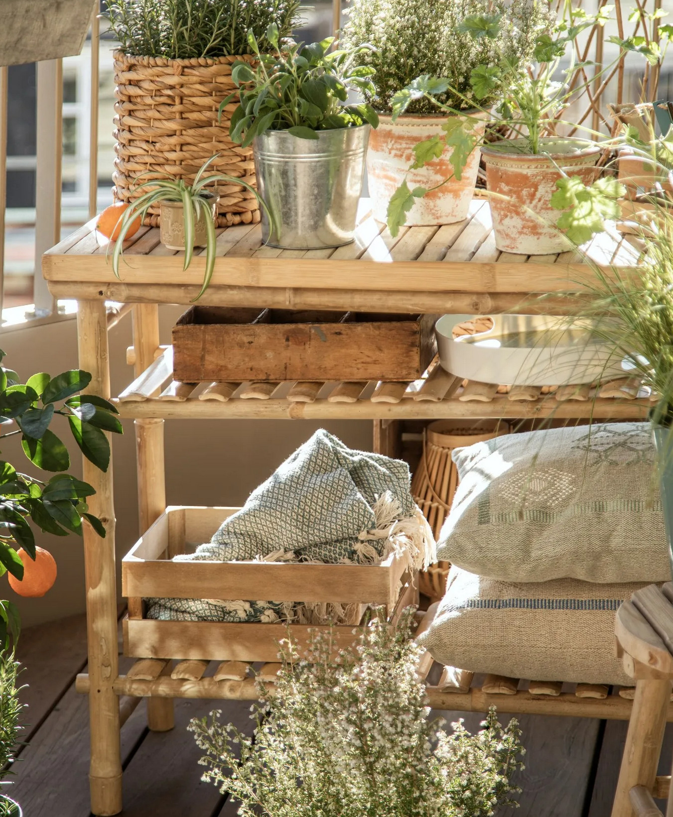étagère pour balcon