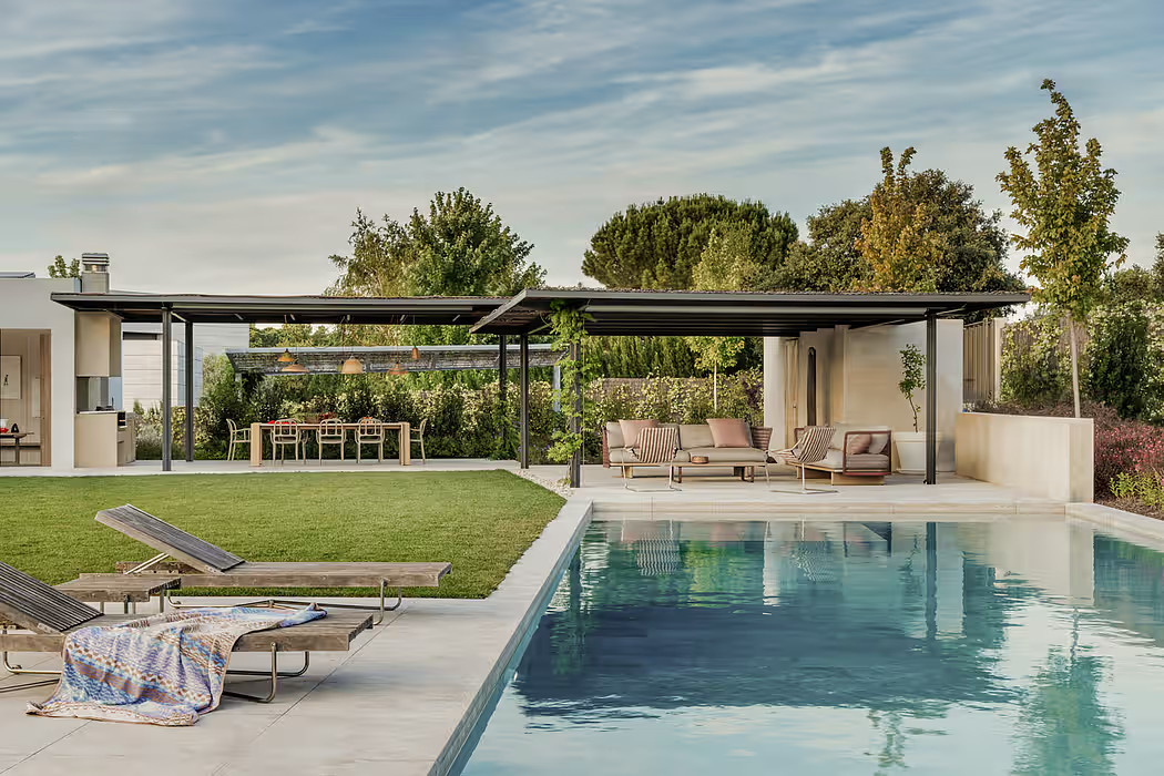 jardin avec piscine maison par studio ÁBATON jardin avec piscine maison par studio ÁBATON
