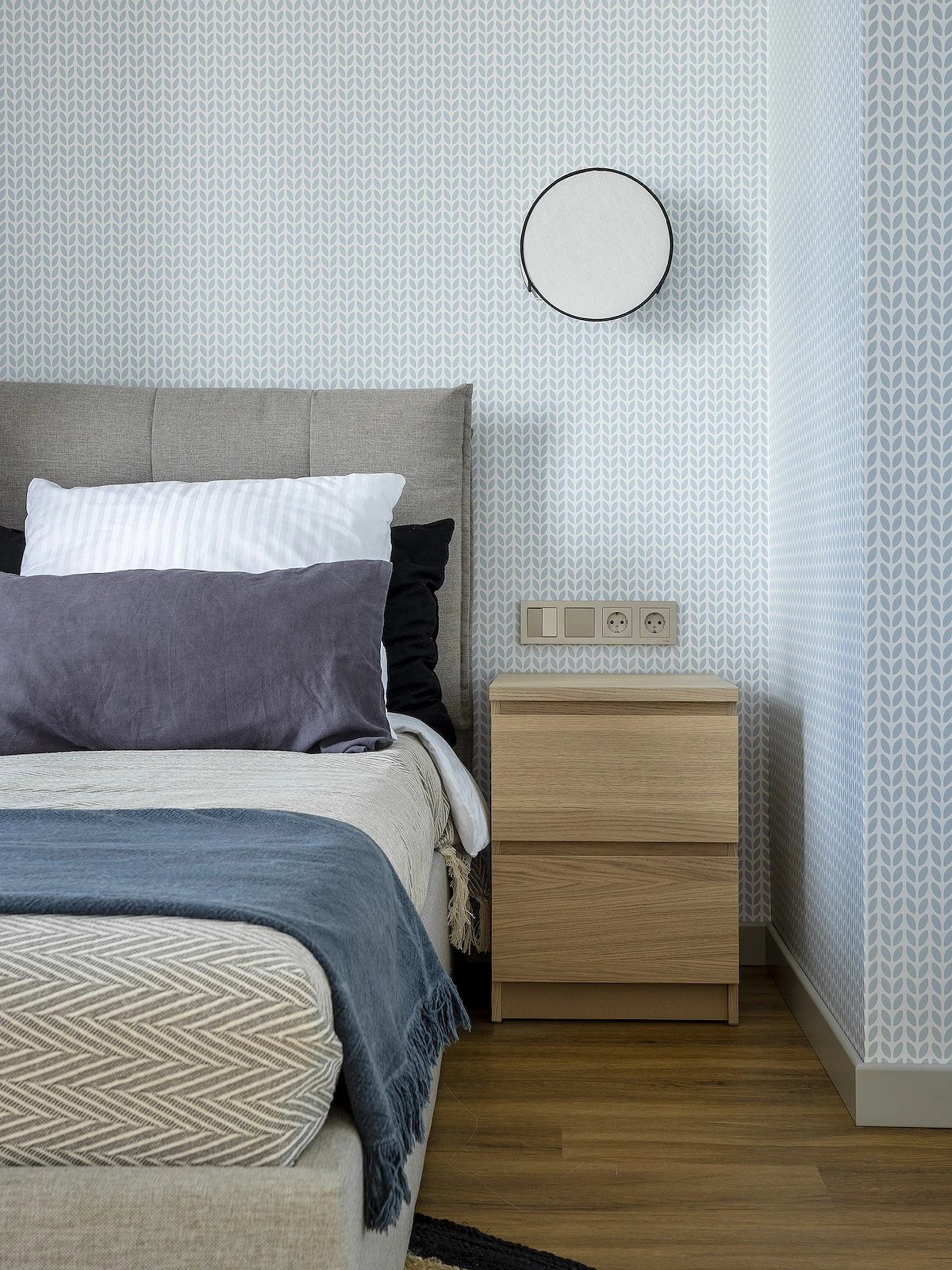 chambre appartement 52m2 décoration contemporaine