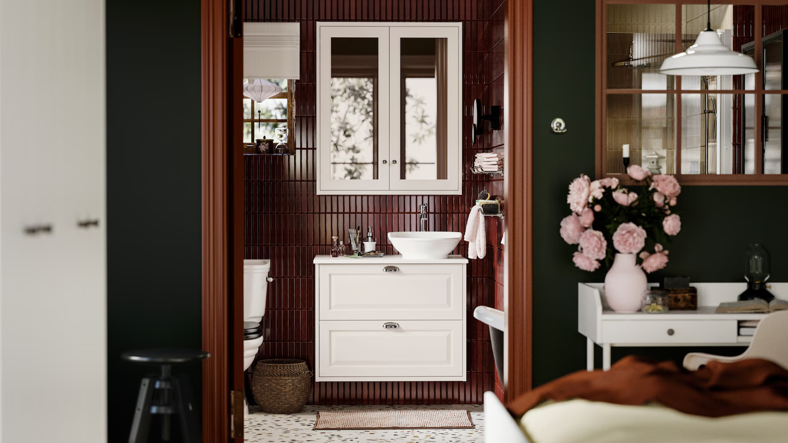 chambre avec salle de bain IKEA