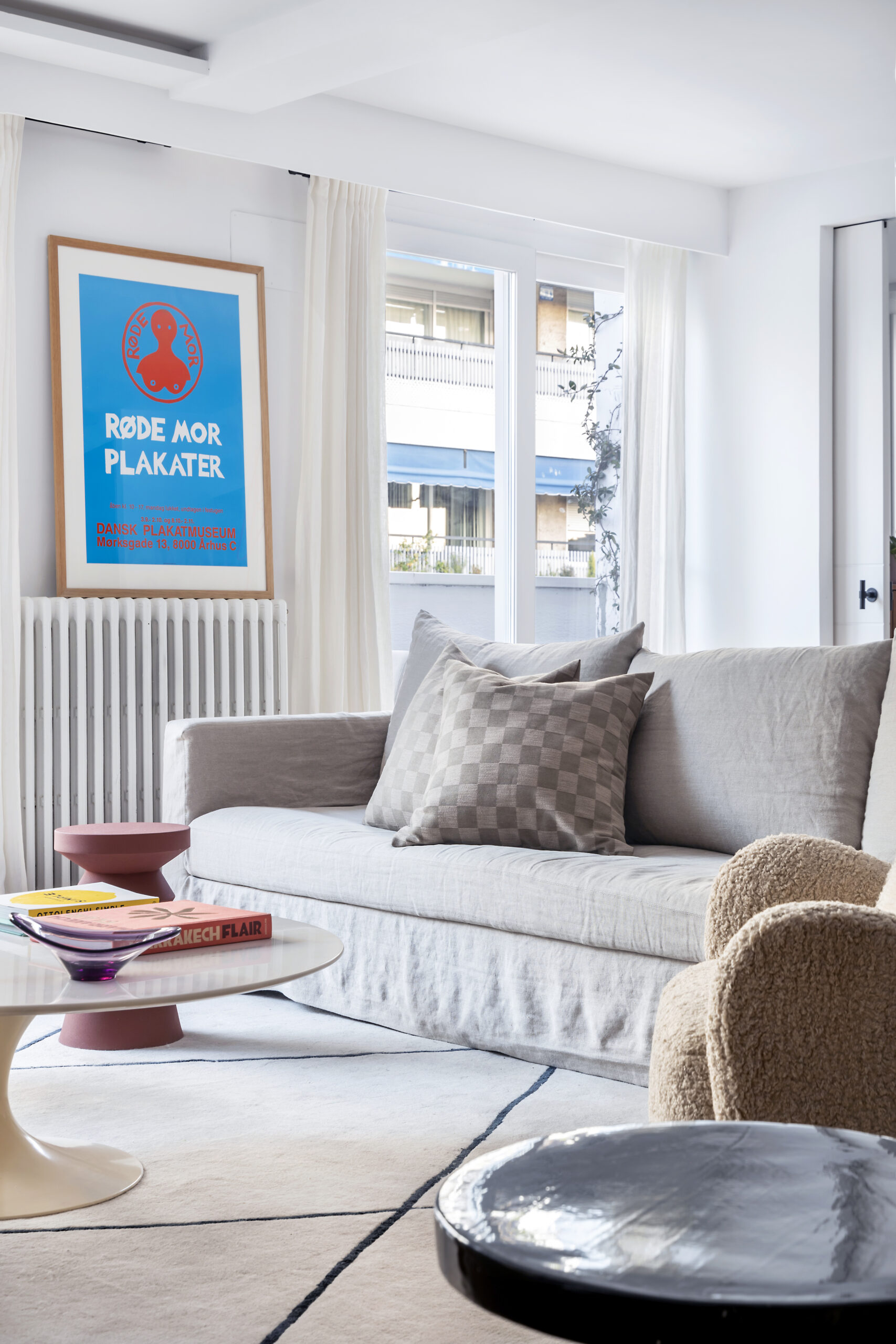 salon appartement décoration contemporaine