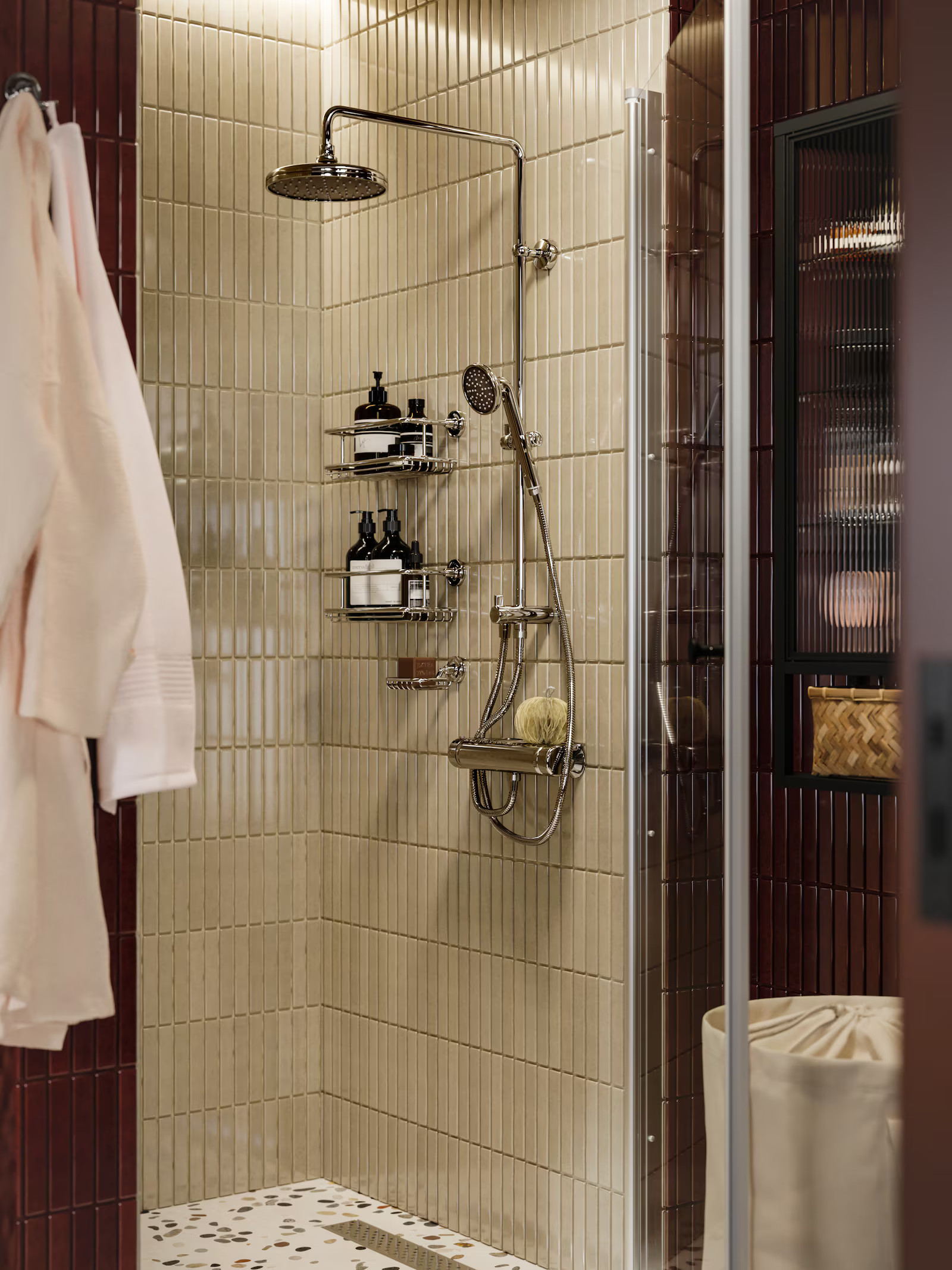 douche sol terrazzo