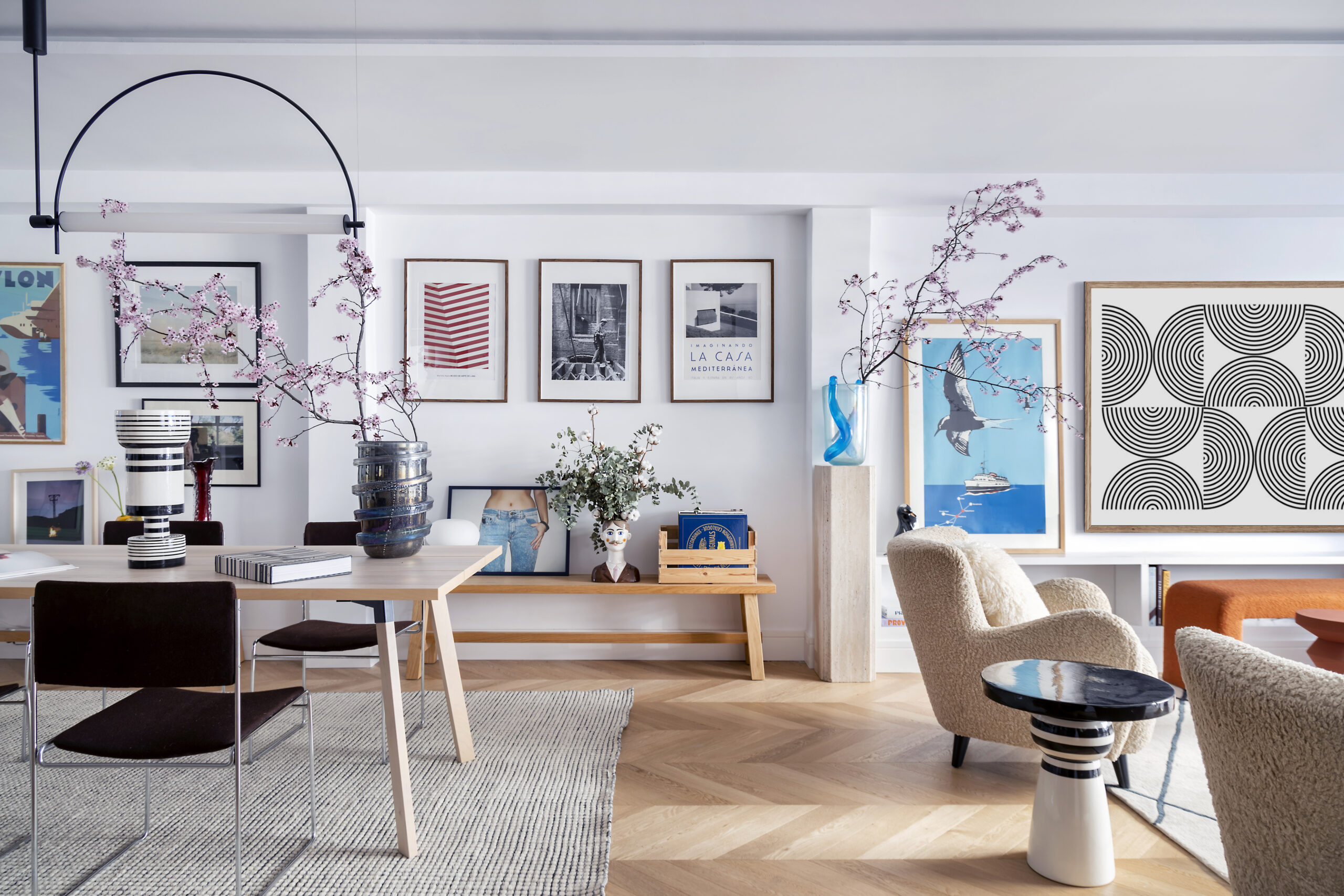 salon appartement décoration contemporaine