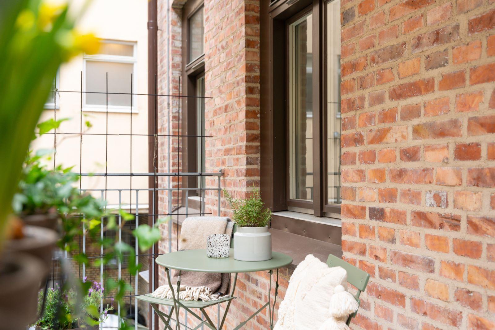 balcon sur cour