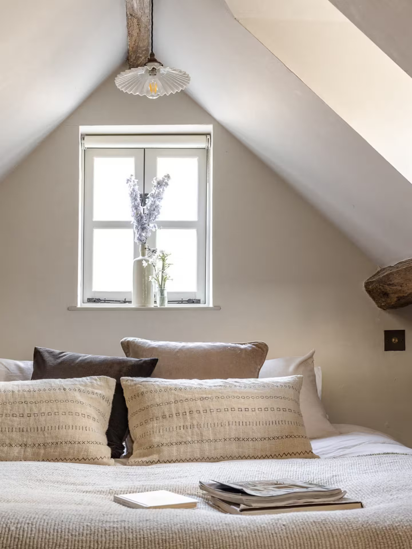 chambre mansardée sur mezzanine