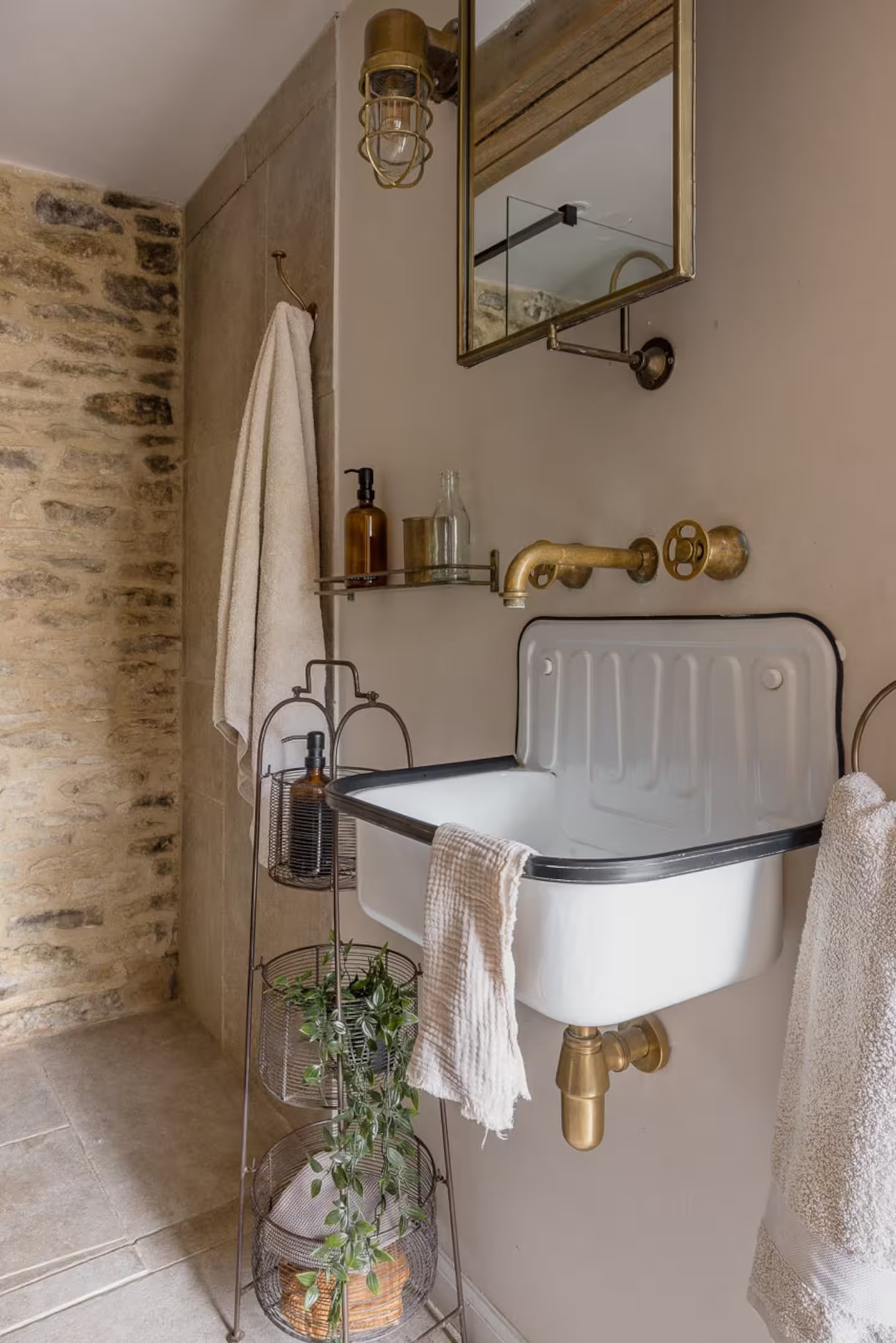 salle de bain vintage