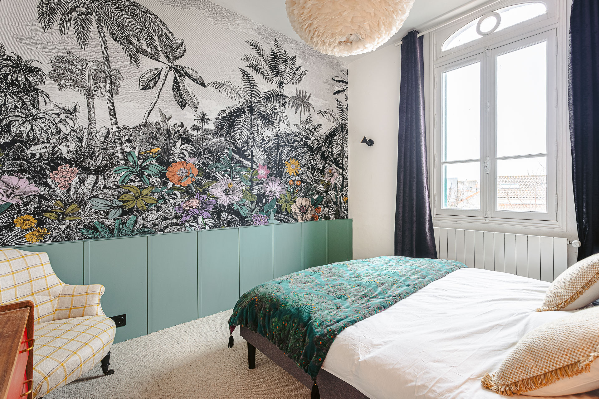chambre décoration contemporaine photo: © Espaces Atypiques La Rochelle