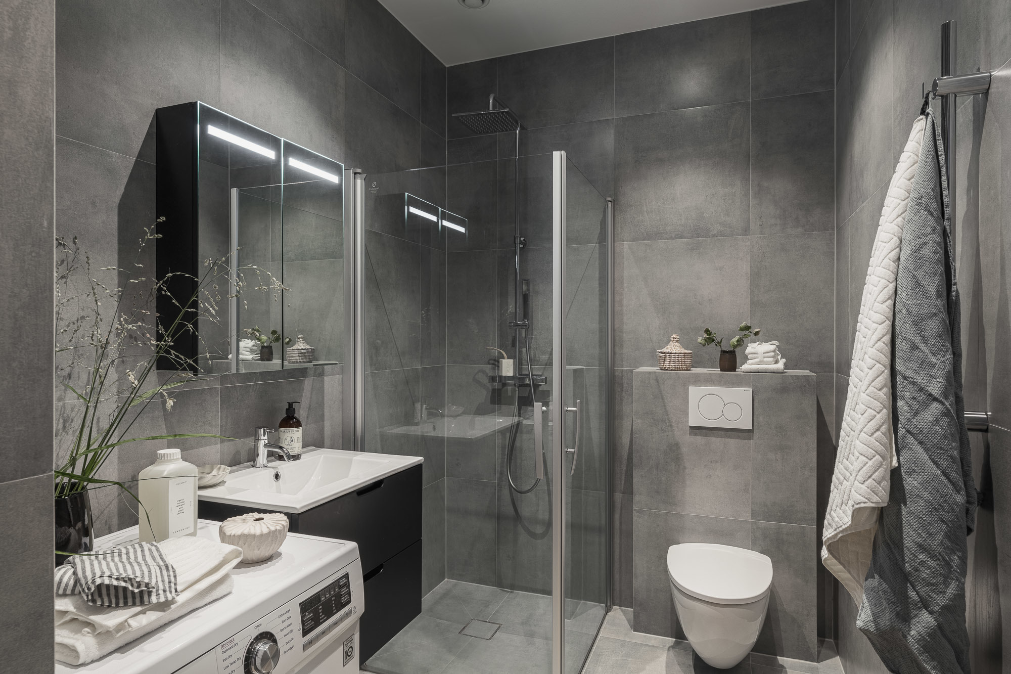 salle de bain grise design salle de bain grise design