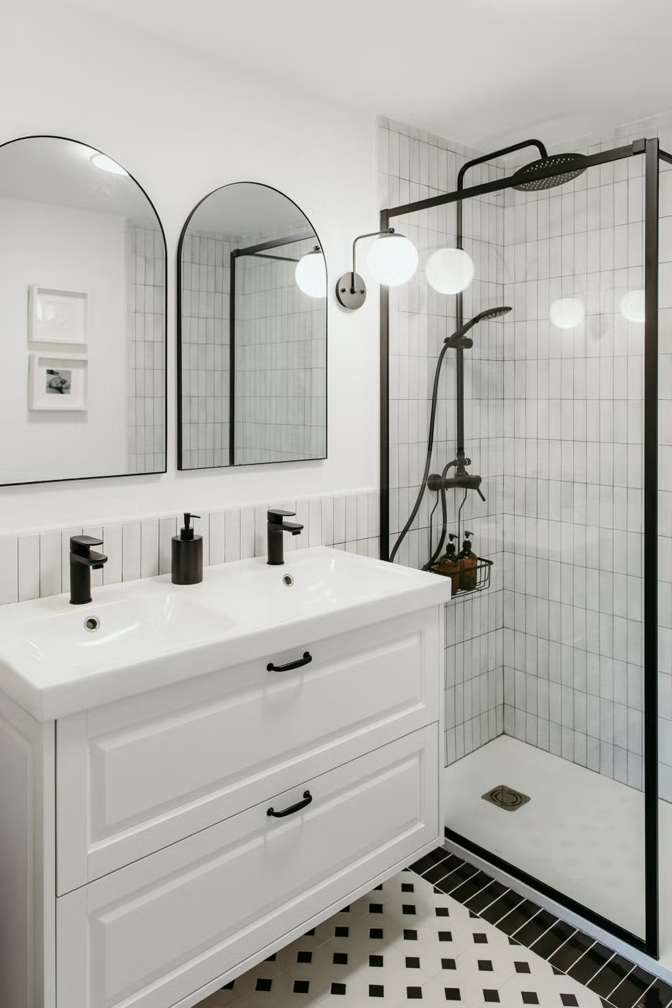 salle de bain moderne noire et blanche salle de bain moderne noire et blanche