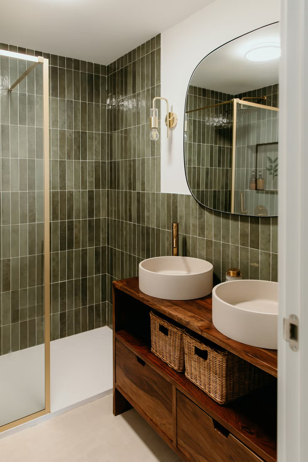 salle de bain moderne carrelage vert salle de bain moderne carrelage vert