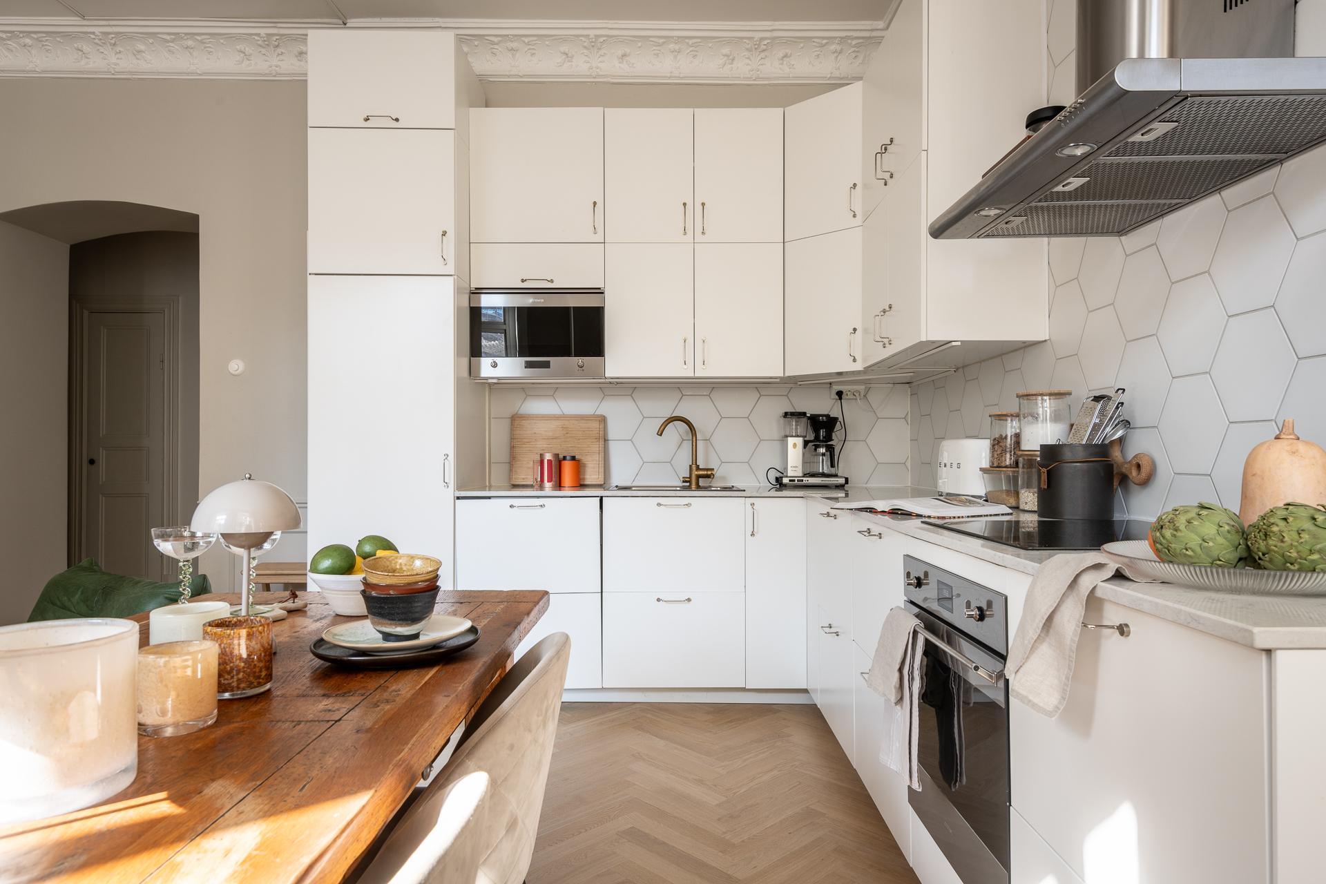cuisine blanche en L