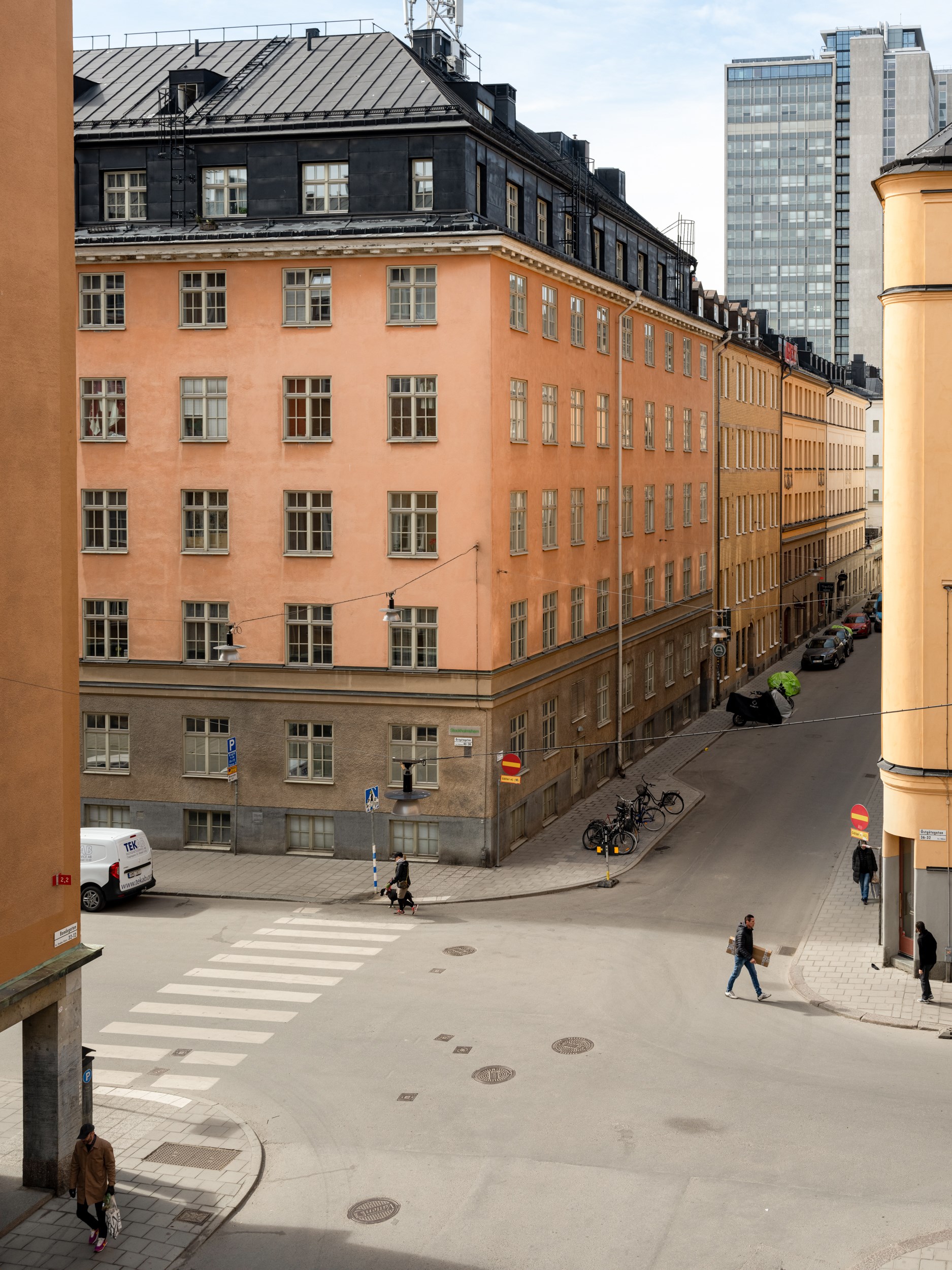 immeuble ancien façade terracotta Stockholm immeuble ancien façade terracotta Stockholm