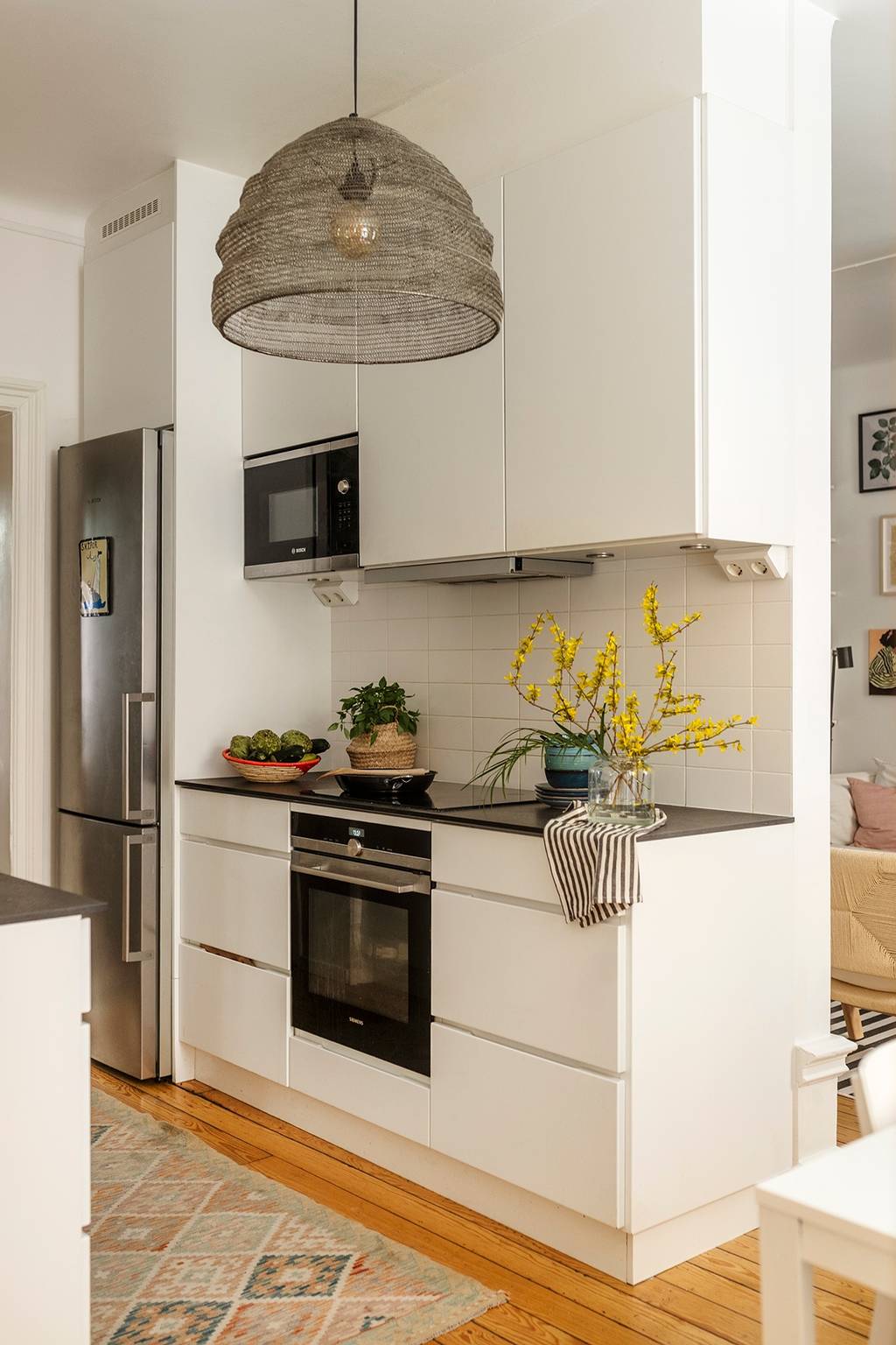 cuisine blanche appartement 75m2 décoration scandinave cuisine blanche appartement 75m2 décoration scandinave