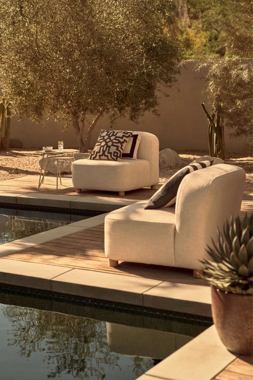 jardin avec piscine nouvelle collection H&M Home jardin avec piscine nouvelle collection H&M Home