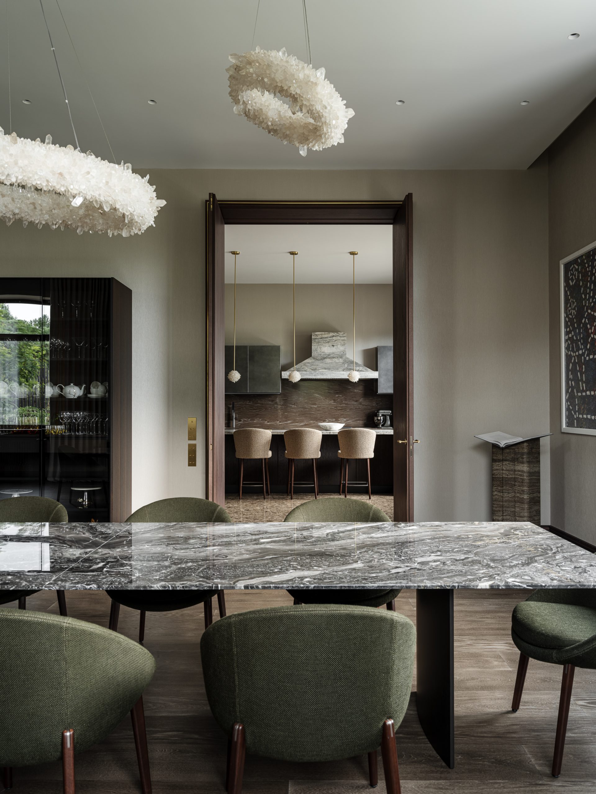 salle à manger décoration contemporaine