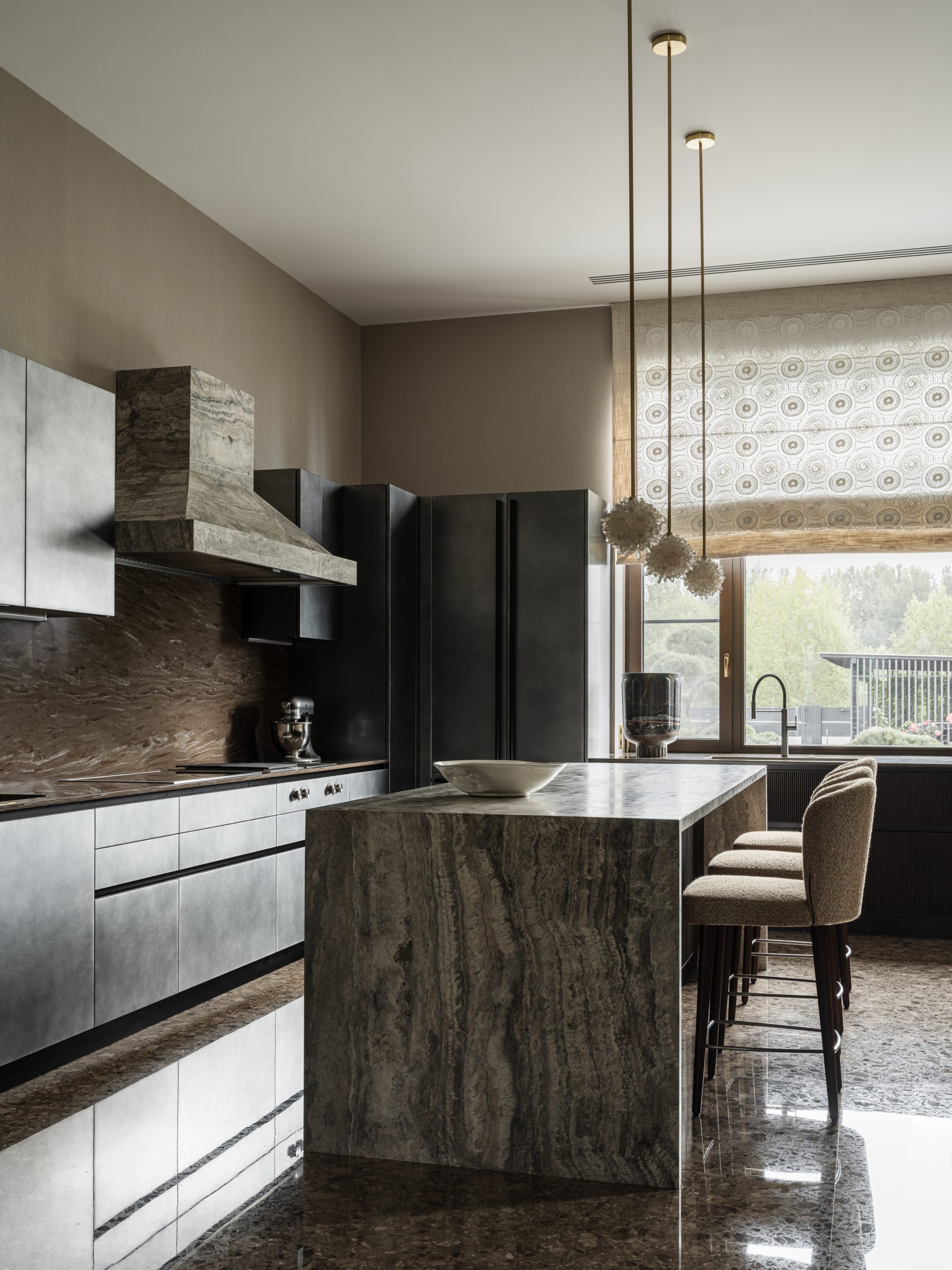cuisine design avec îlot