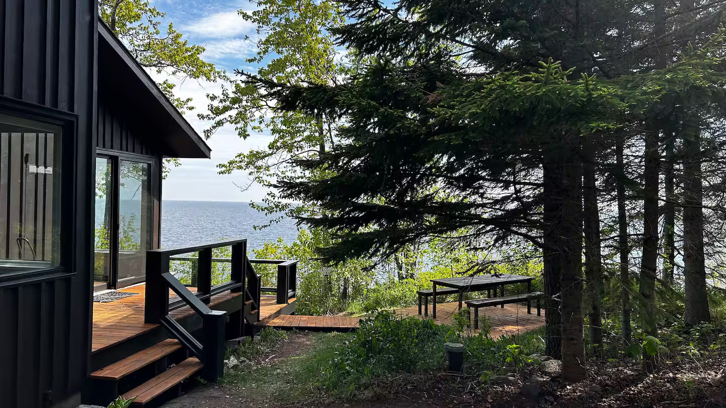 maison Lutsen vue Lac Supérieur