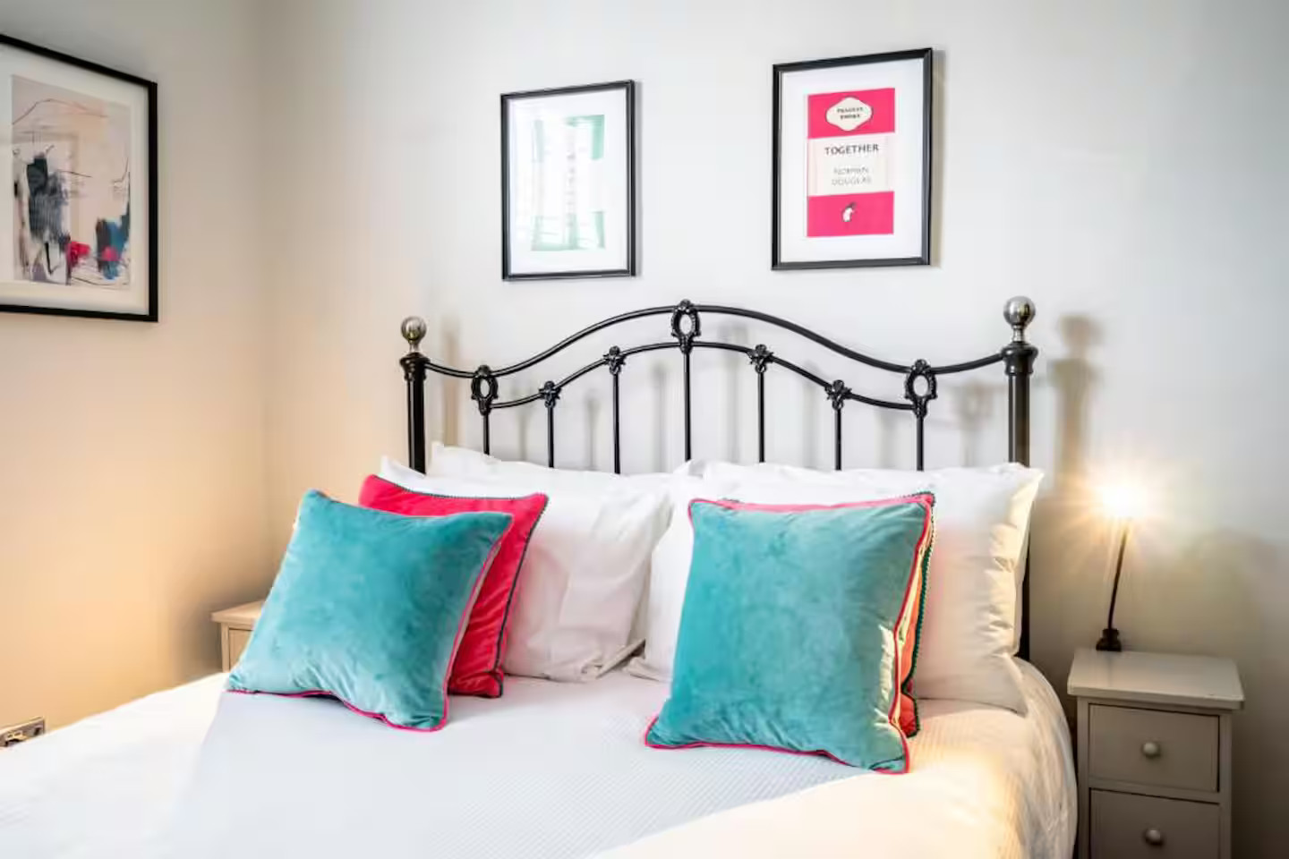 chambre avec lit métal rustique chambre avec lit métal rustique