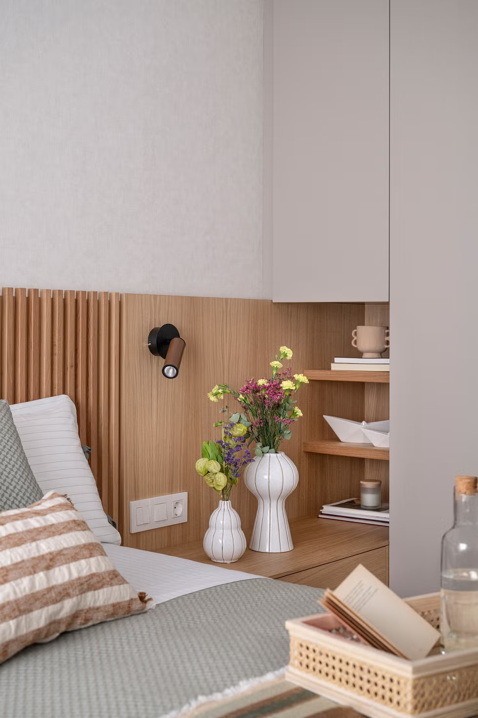 chambre moderne grise et bois chambre moderne grise et bois