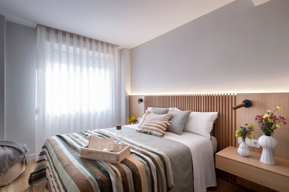 chambre moderne grise et bois chambre moderne grise et bois