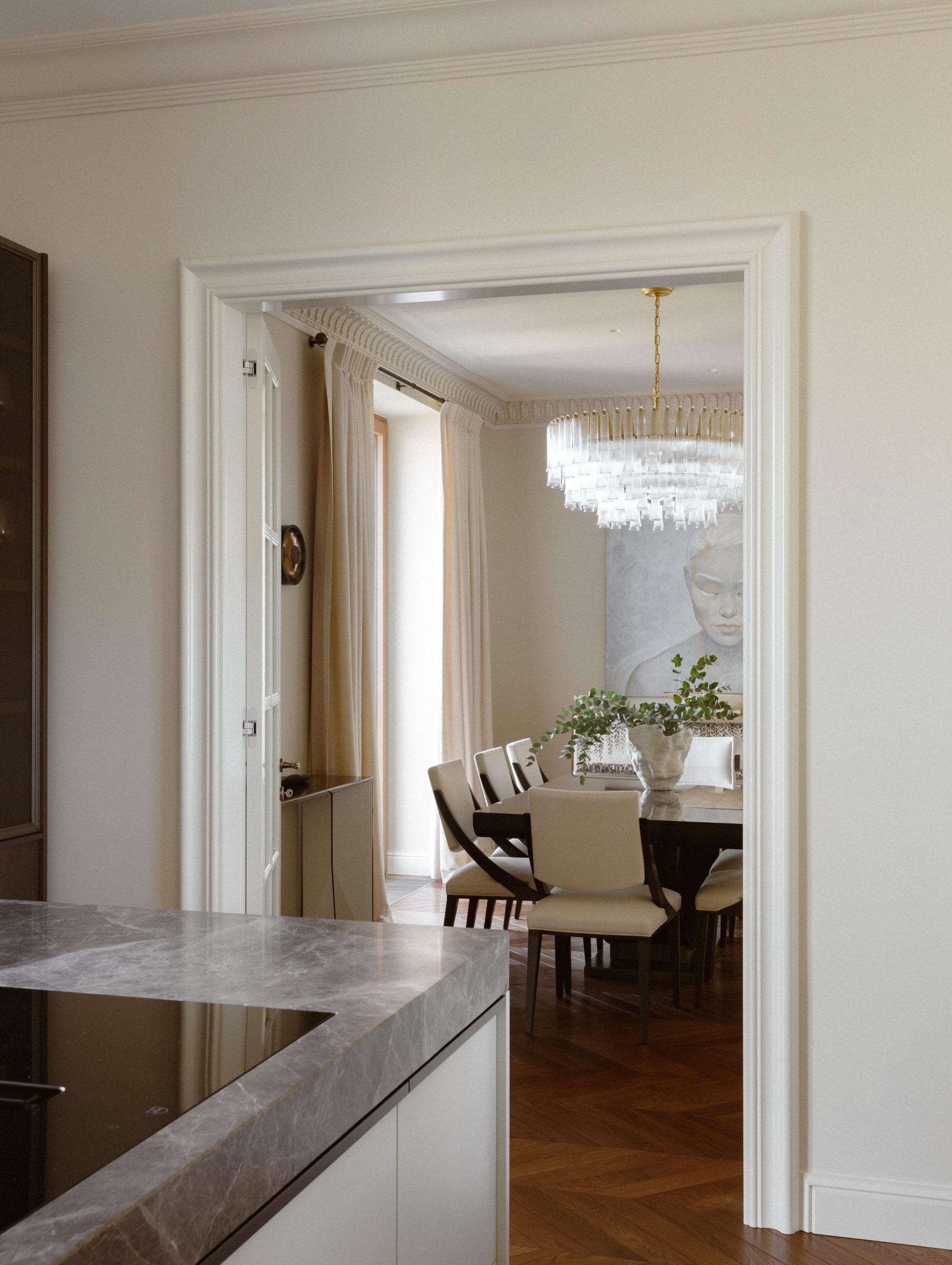 cuisine design beige et marbre cuisine design beige et marbre