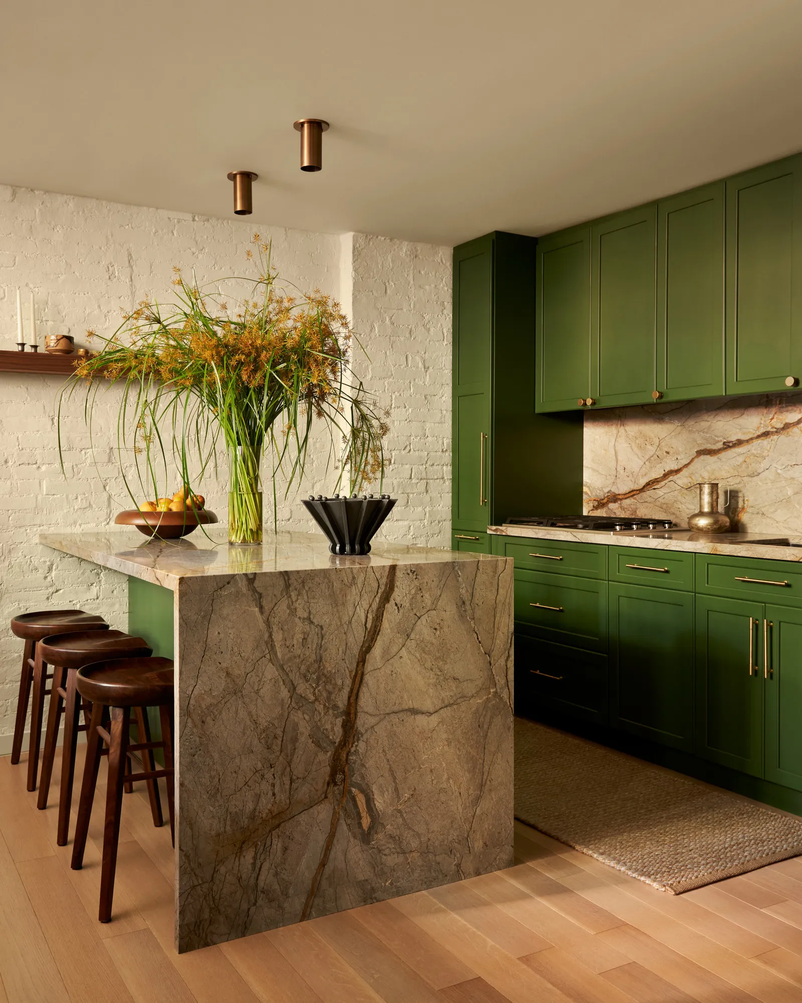 cuisine verte et marbre décoration contemporaine cuisine verte et marbre décoration contemporaine