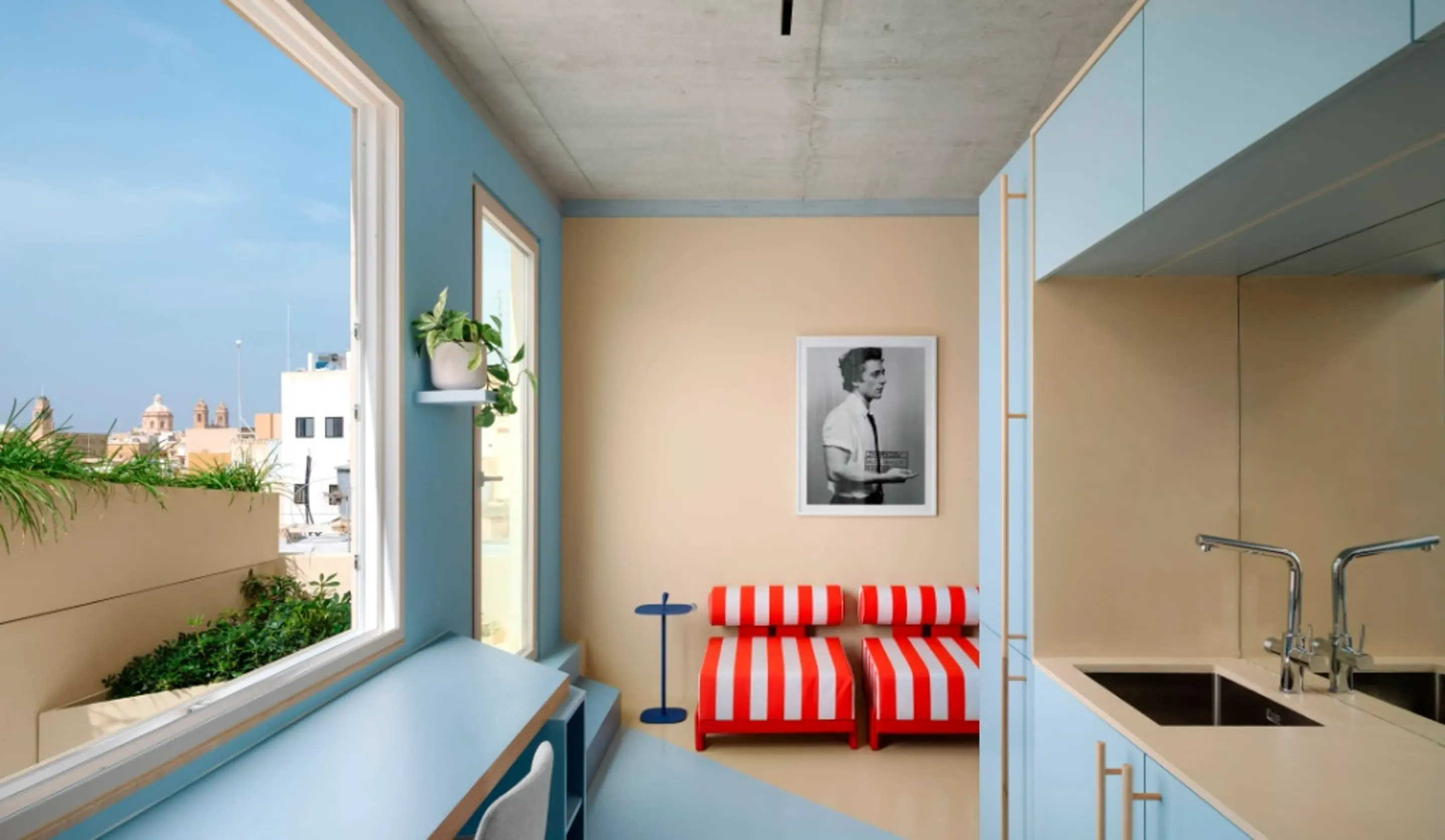 studio 28m2 décoration design bleue studio 28m2 décoration design bleue