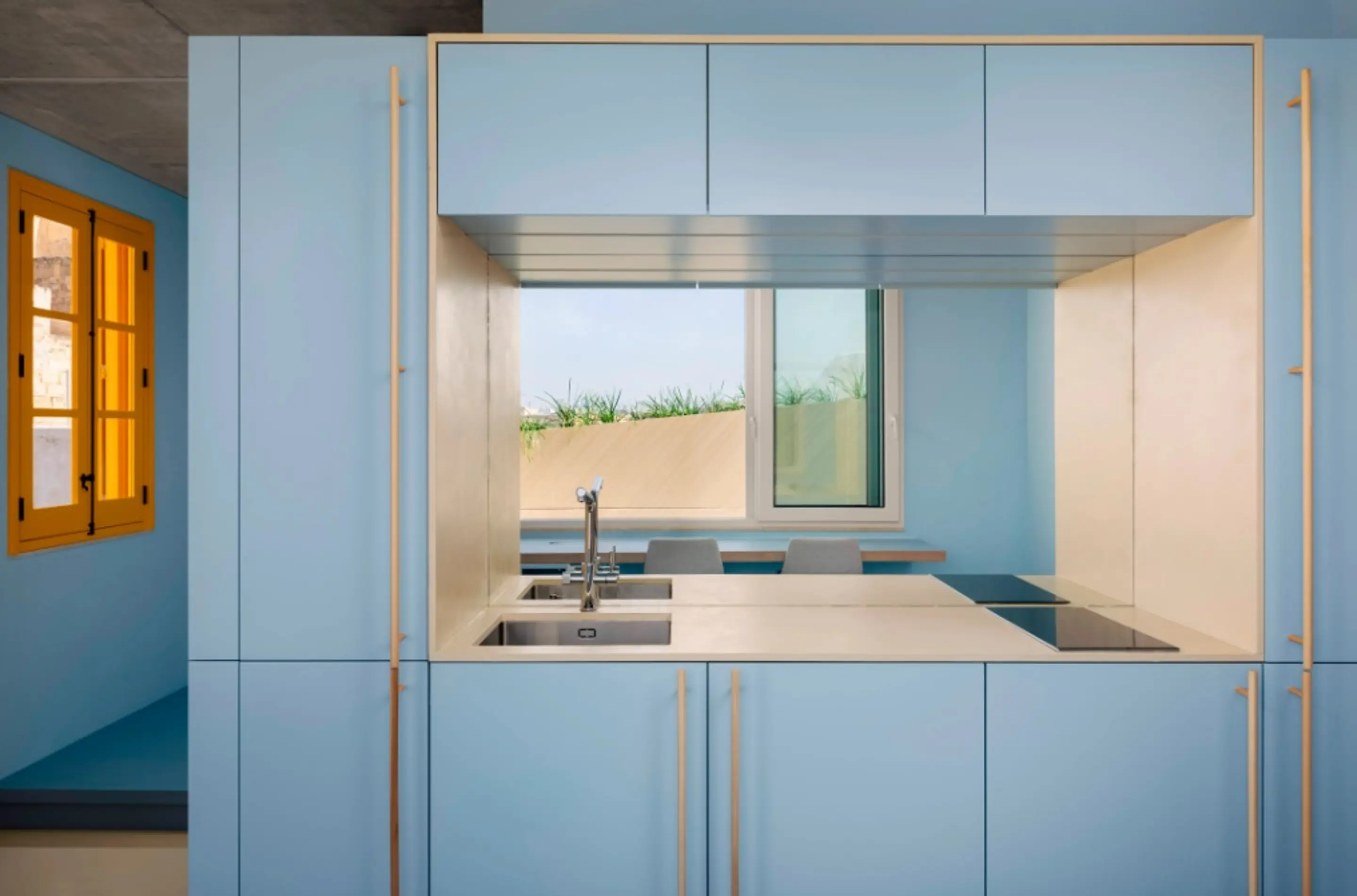cuisine design bleue cuisine design bleue