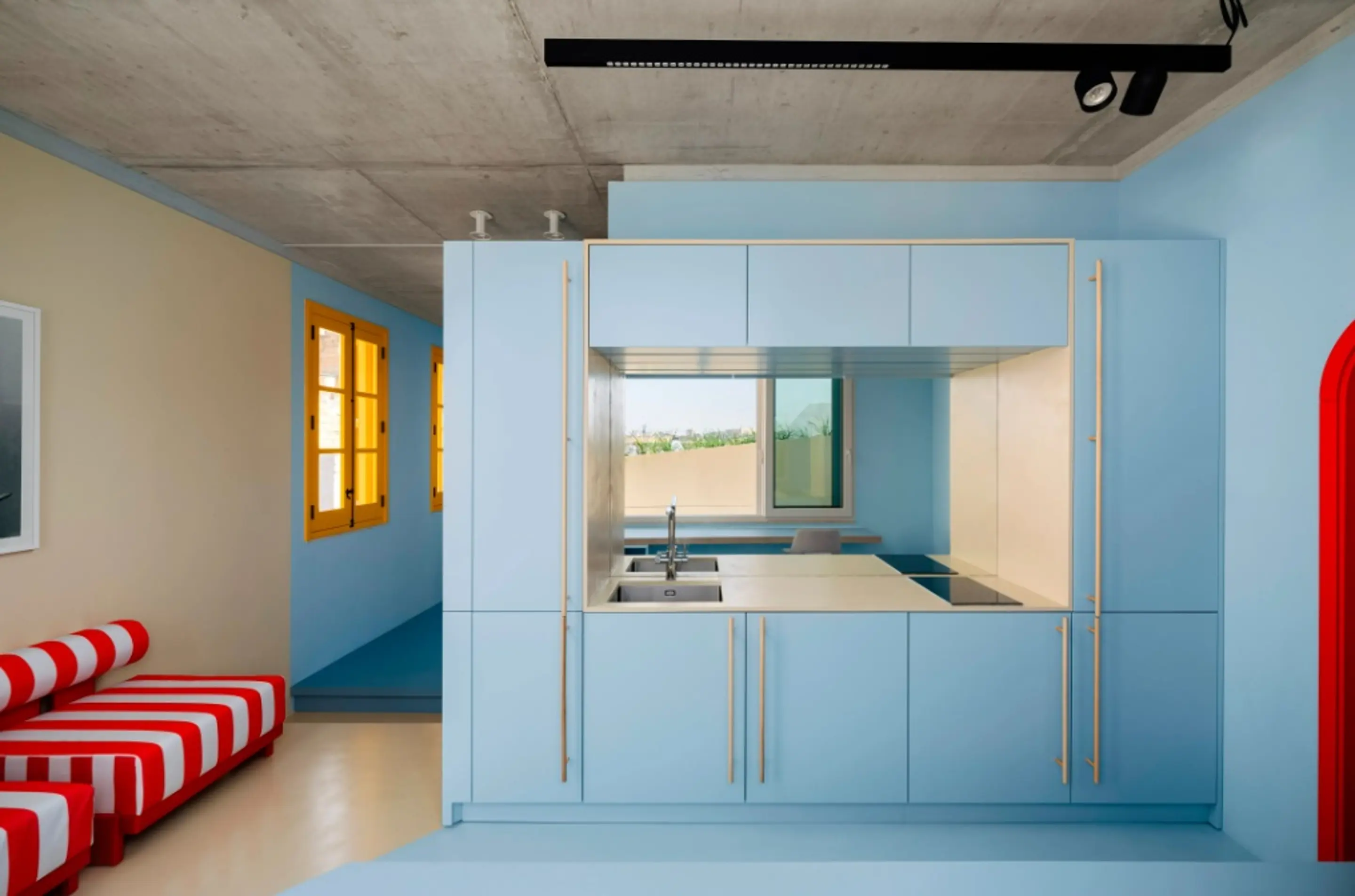 studio 28m2 décoration design bleue studio 28m2 décoration design bleue