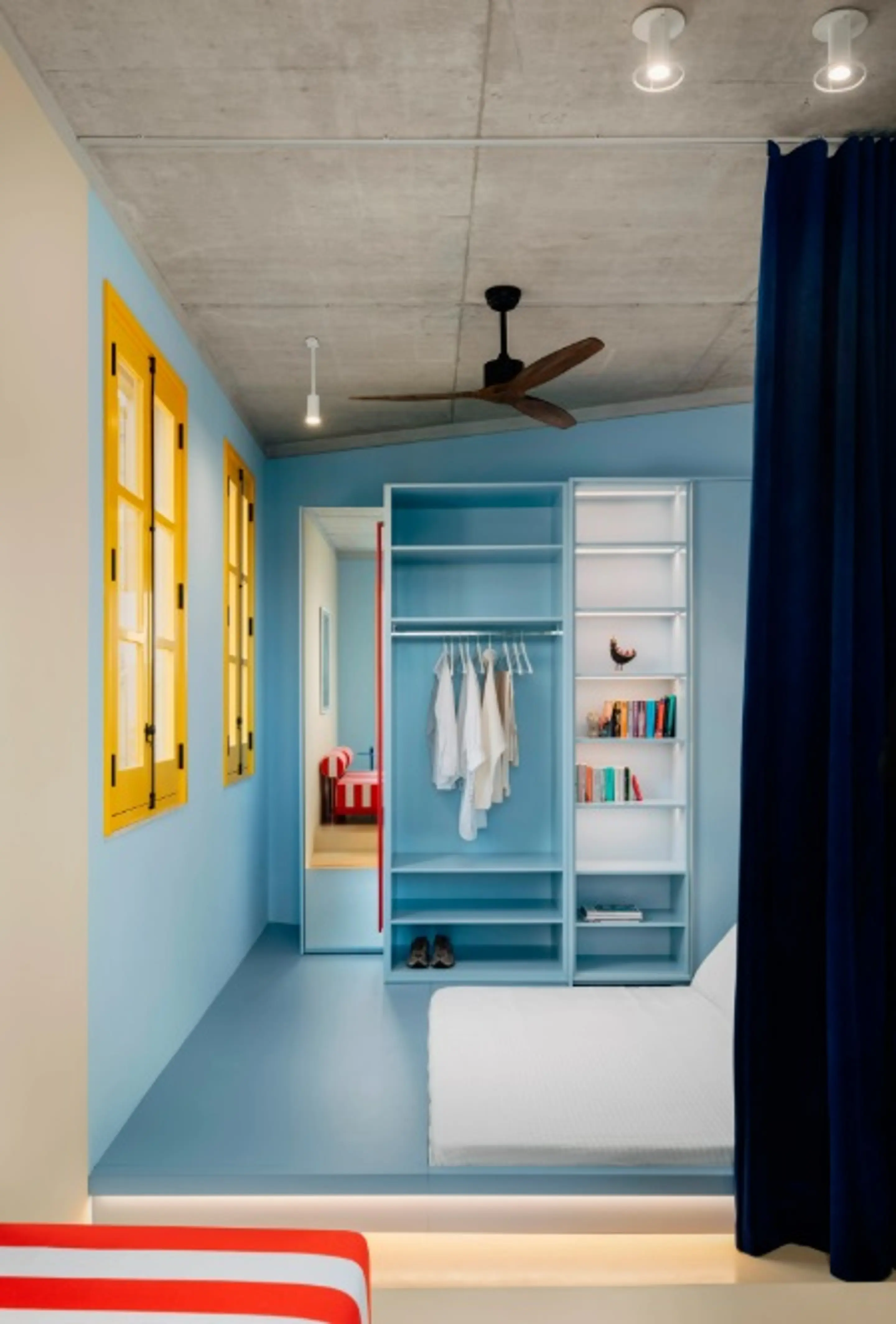studio 28m2 décoration design bleue studio 28m2 décoration design bleue