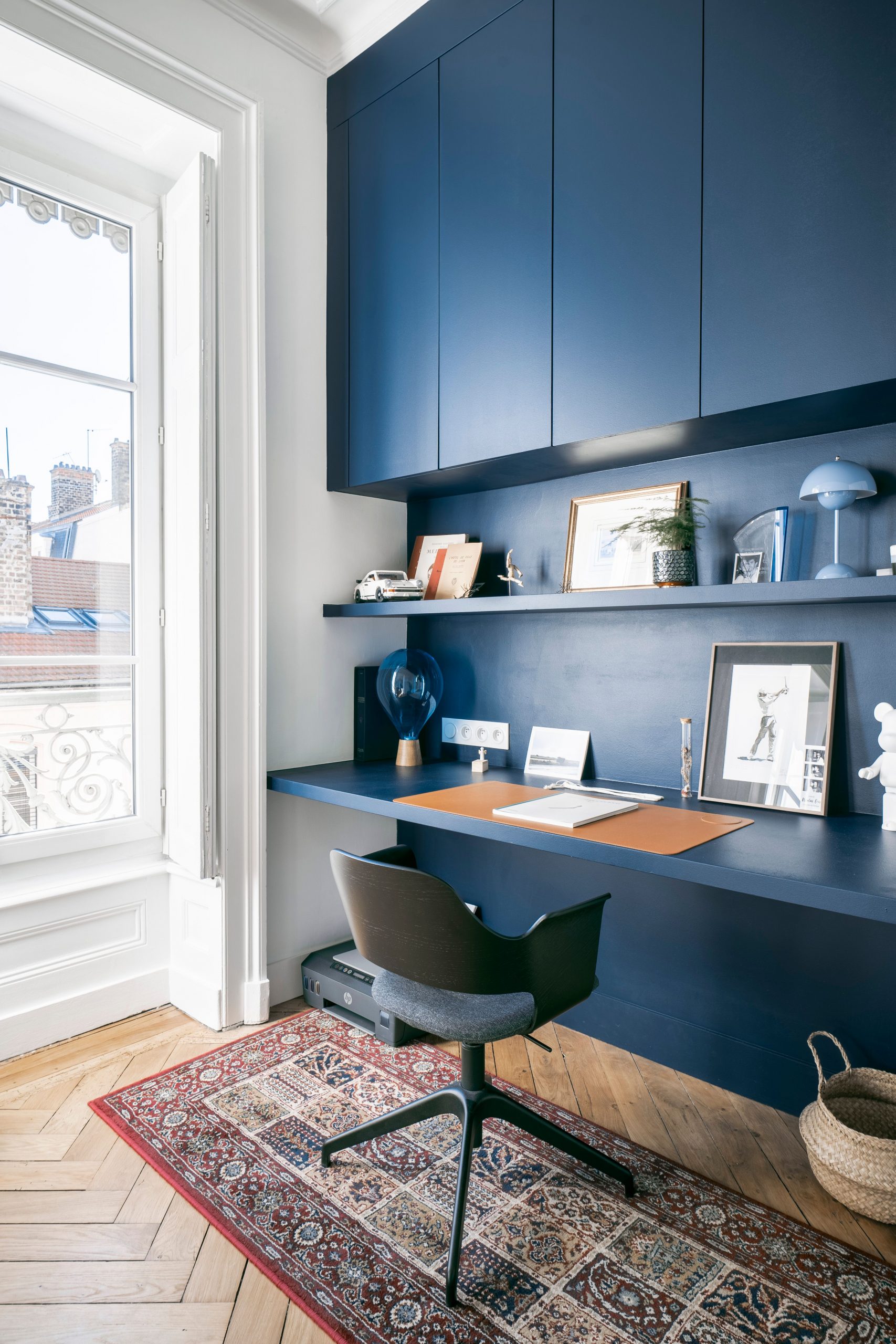 chambre bleue avec espace bureau chambre bleue avec espace bureau