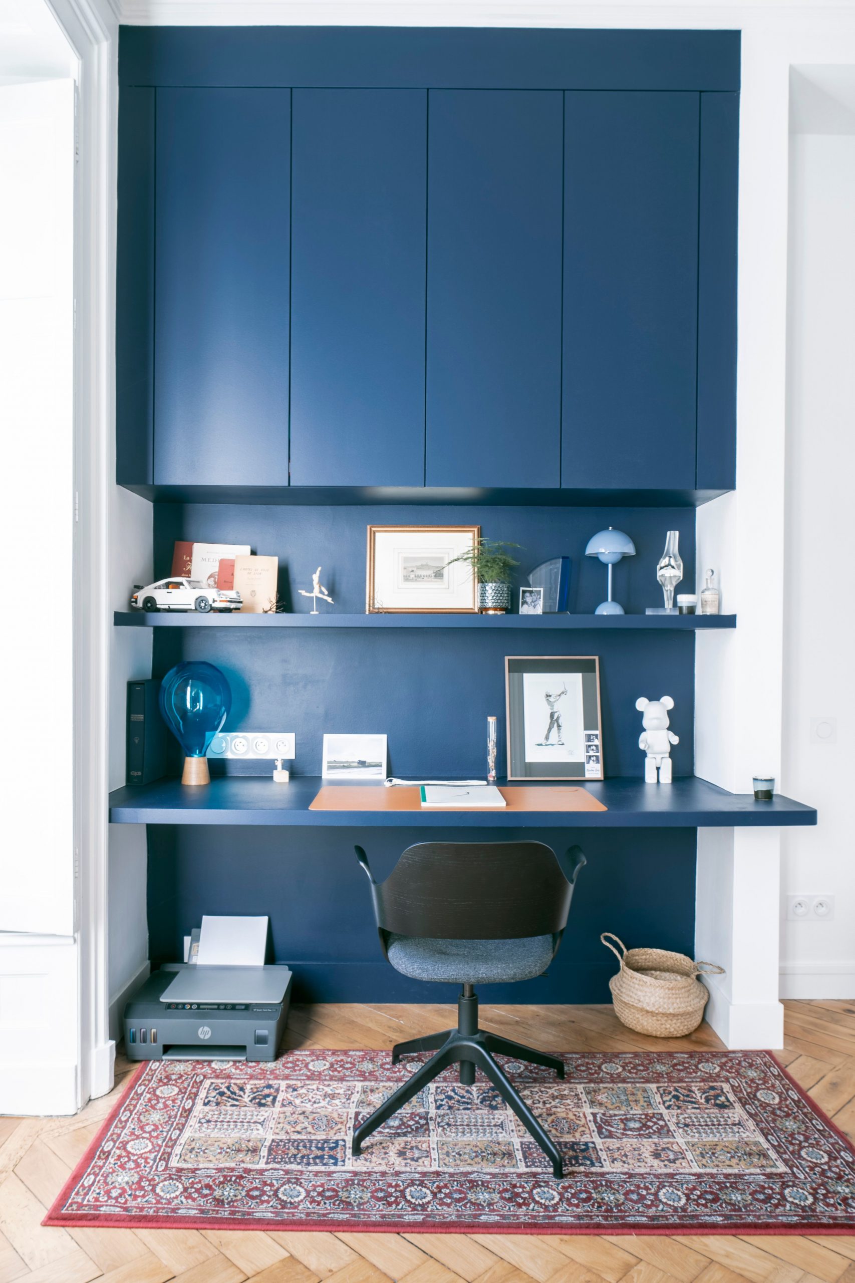 chambre bleue avec espace bureau chambre bleue avec espace bureau
