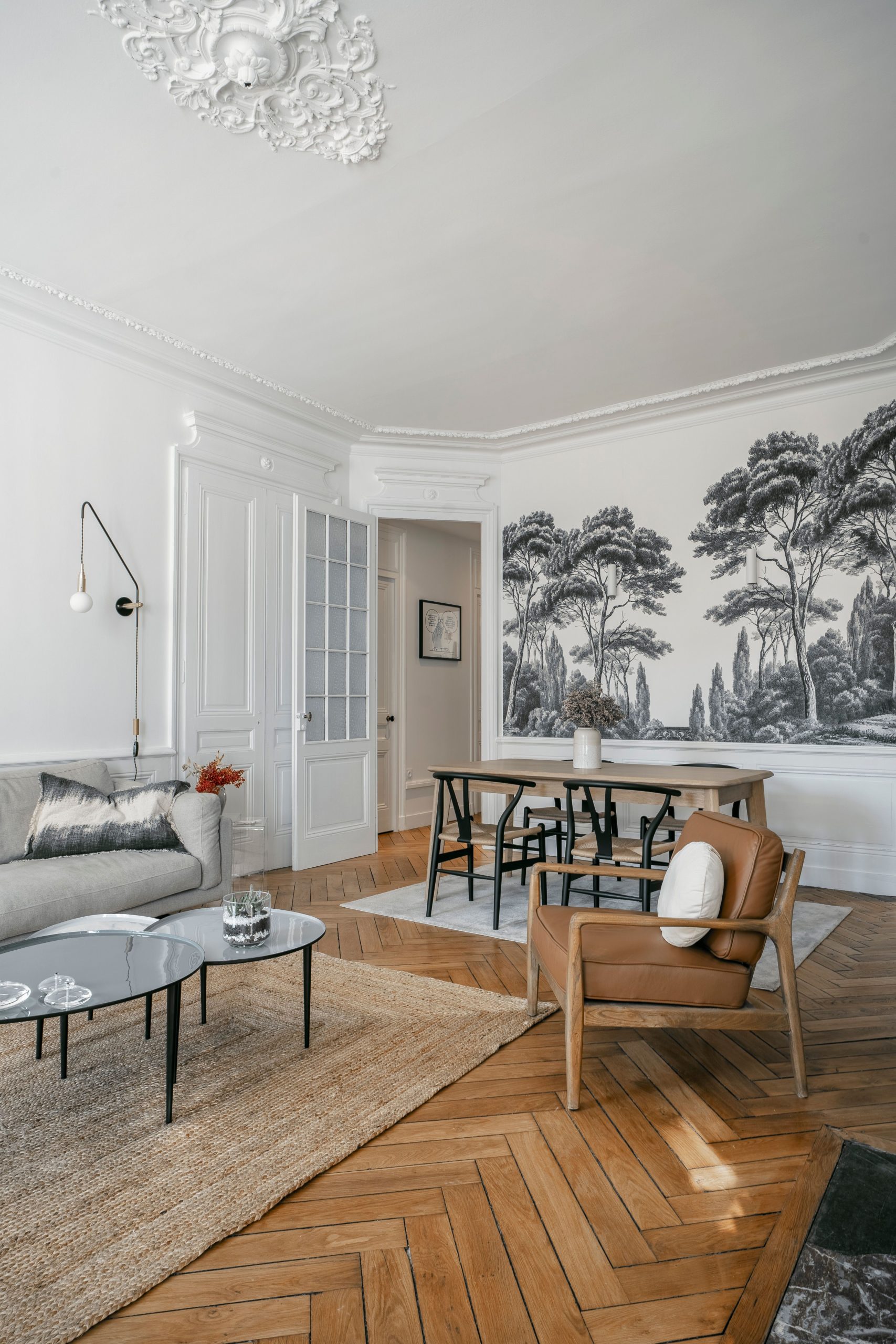 salon appartement haussmannien Lyon décoration contemporaine salon appartement haussmannien Lyon décoration contemporaine