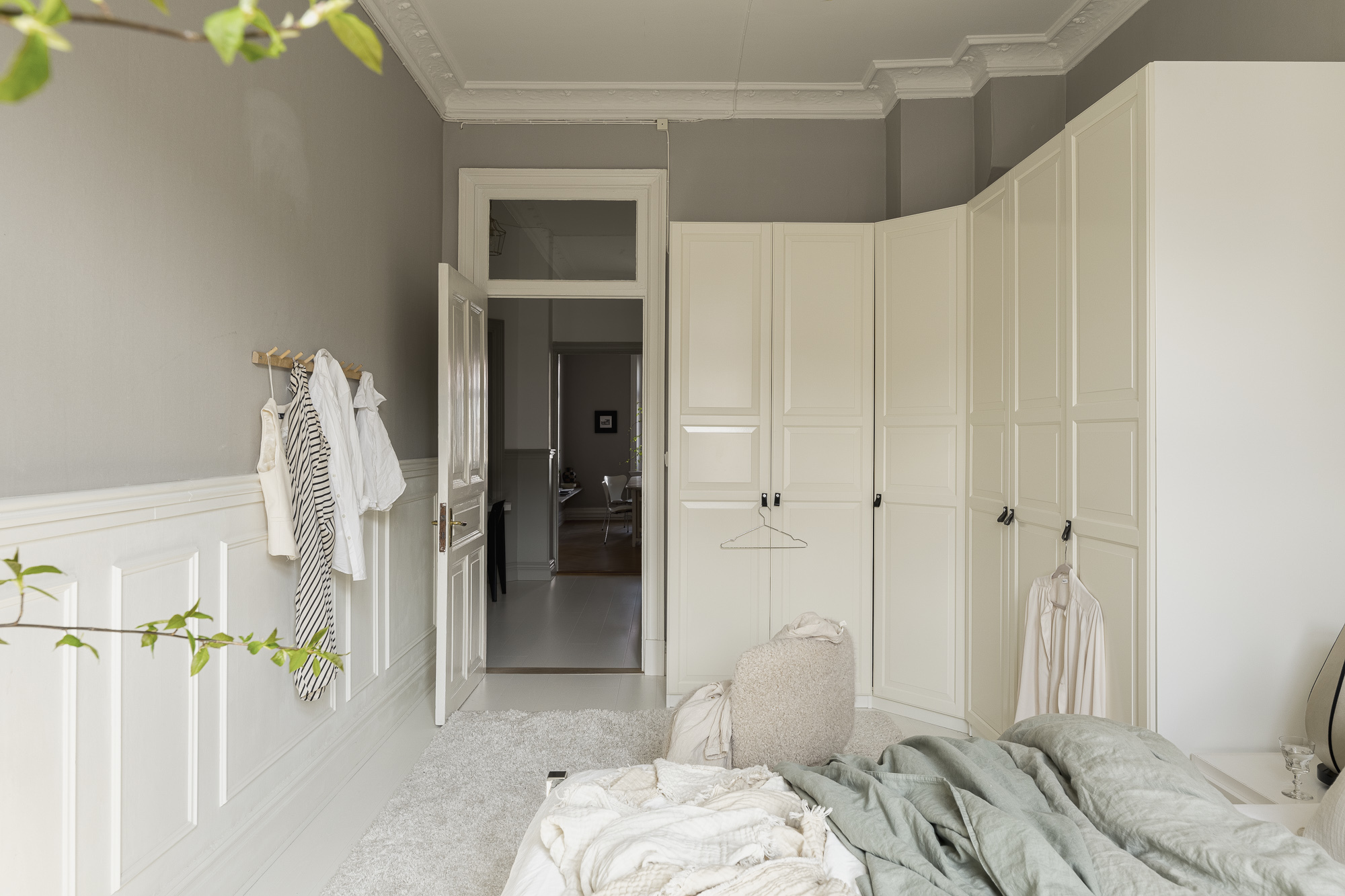 chambre décoration scandinave avec armoire Pax Ikea angle chambre décoration scandinave avec armoire Pax Ikea angle