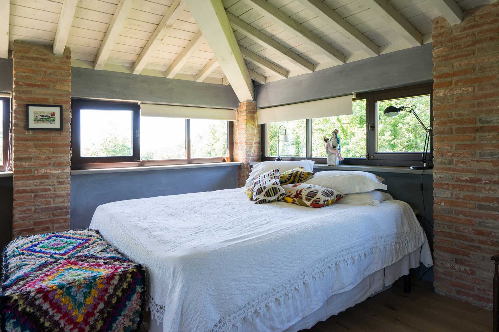 chambre avec poutres et salle de bain Il Fienile chambre avec poutres et salle de bain Il Fienile