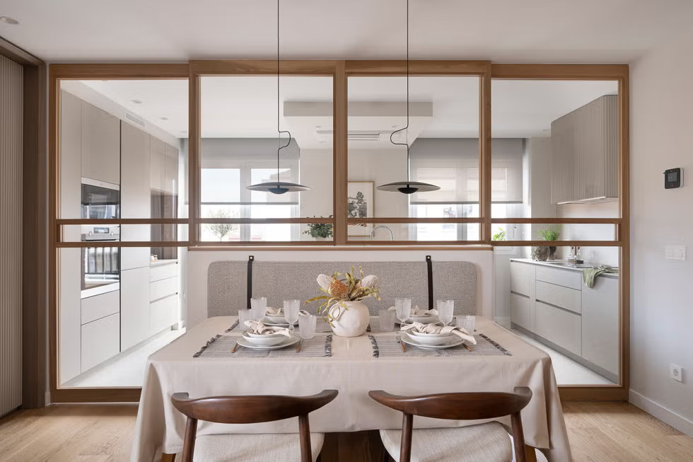 cuisine et salle à manger verrière bois décoration contemporaine cuisine et salle à manger verrière bois décoration contemporaine