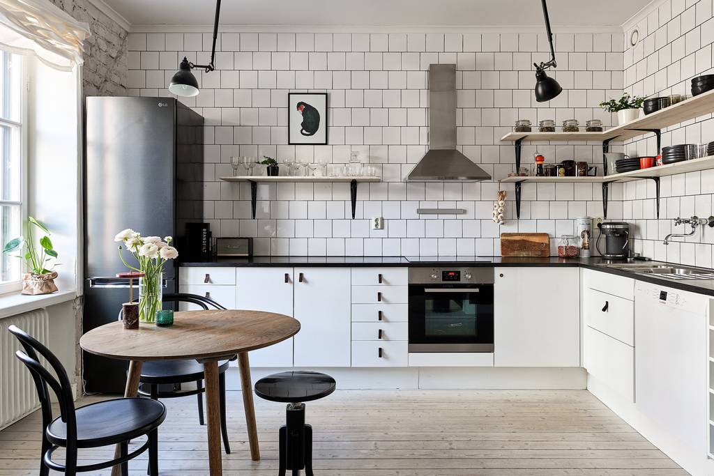 espace repas $ et cuisine appartement 46m2