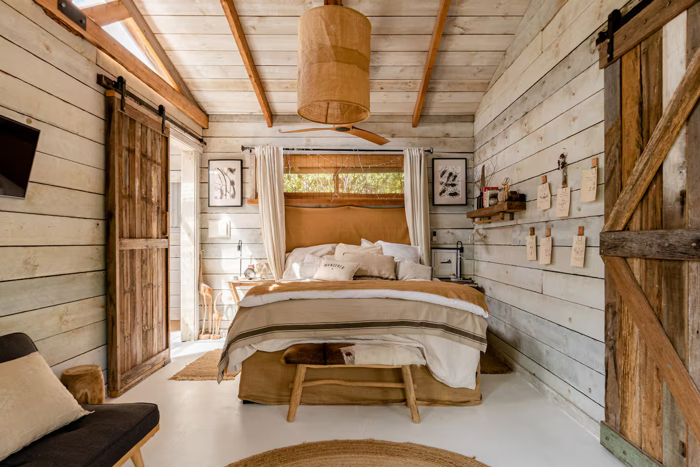 chambre maison rustique en bois Hillview Dairy chambre maison rustique en bois Hillview Dairy
