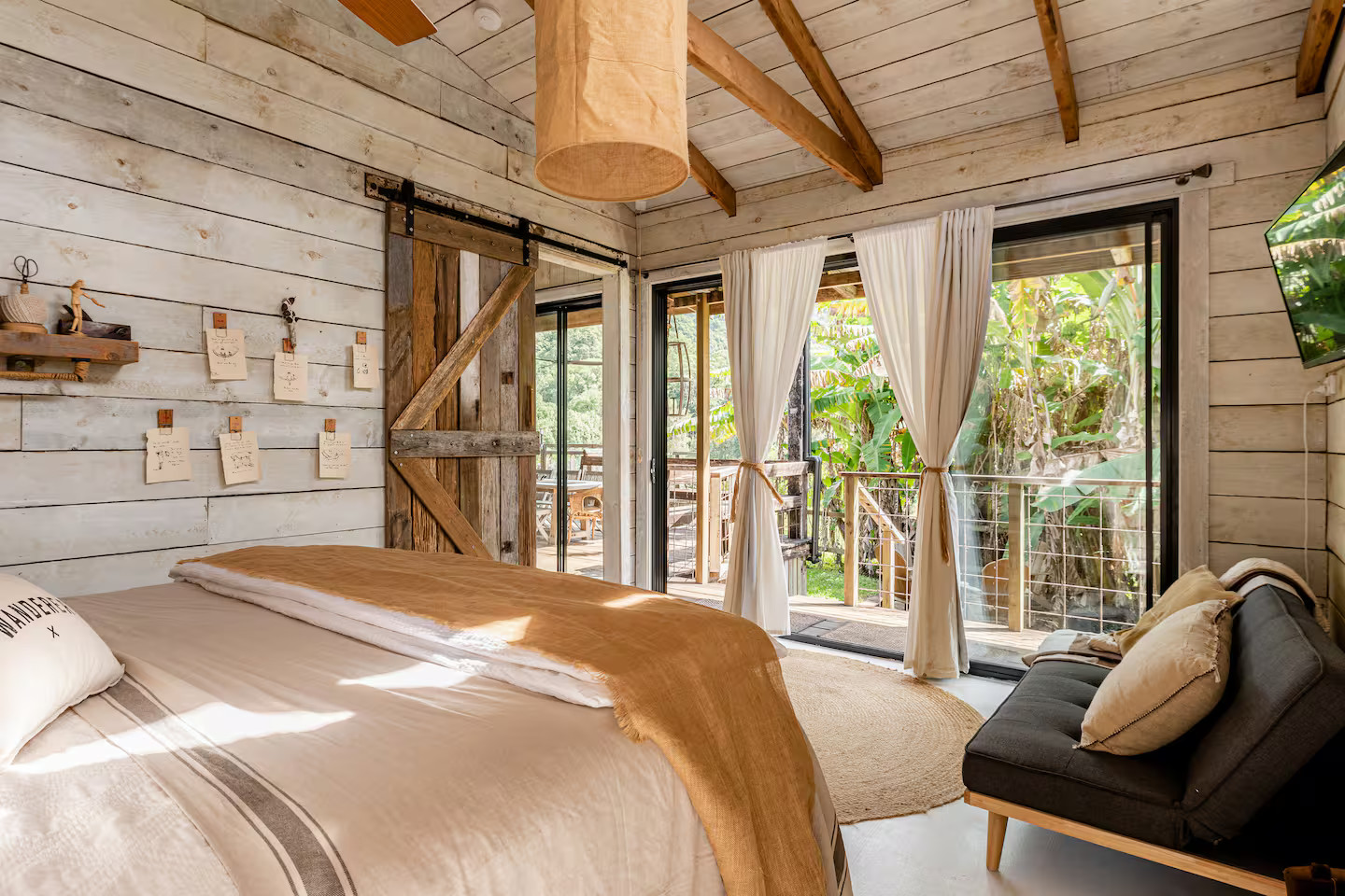 chambre maison rustique en bois Hillview Dairy chambre maison rustique en bois Hillview Dairy