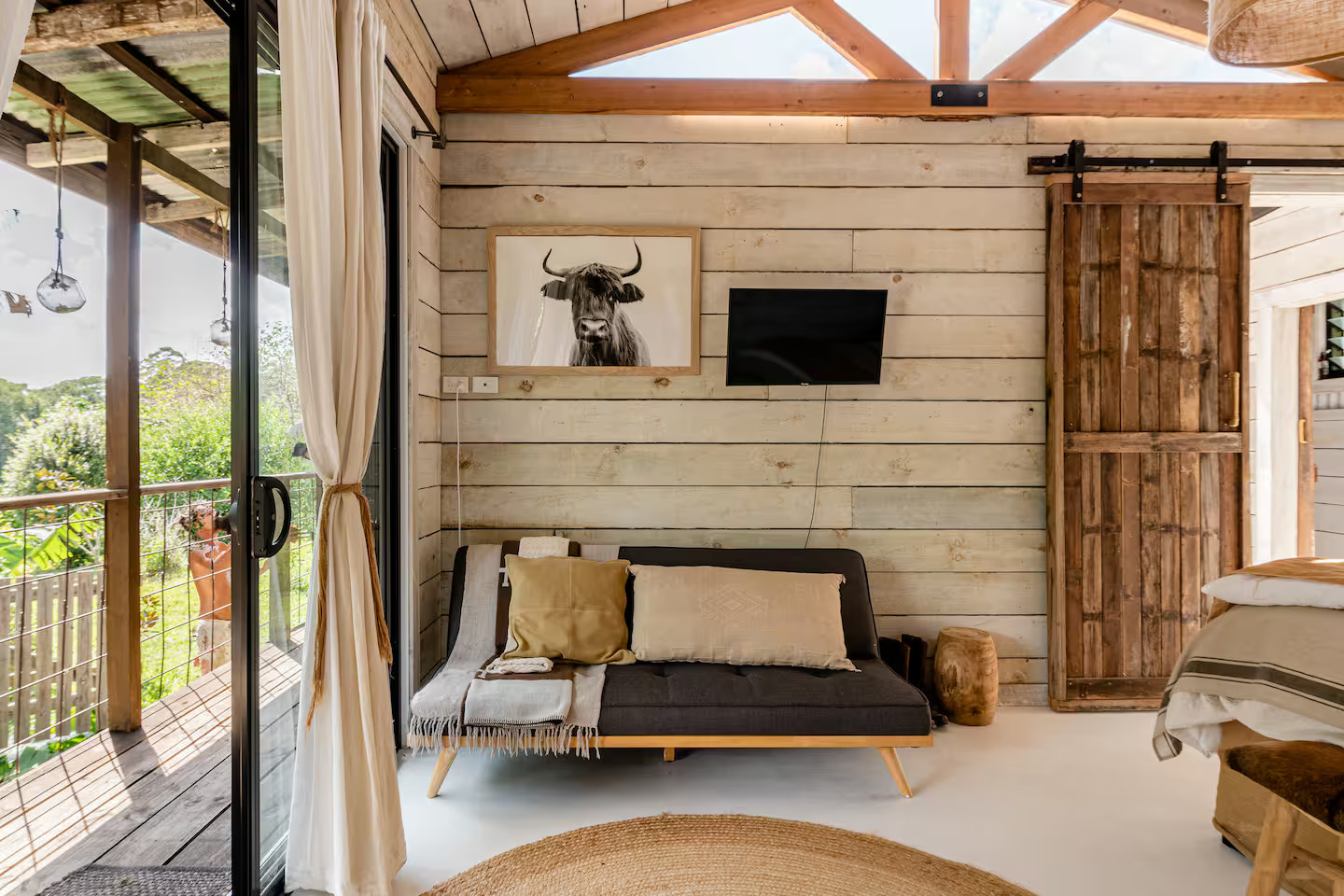 chambre maison rustique en bois Hillview Dairy chambre maison rustique en bois Hillview Dairy