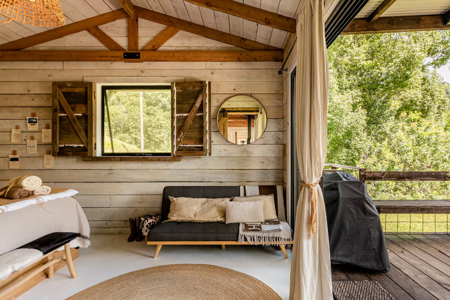 chambre maison rustique en bois Hillview Dairy chambre maison rustique en bois Hillview Dairy