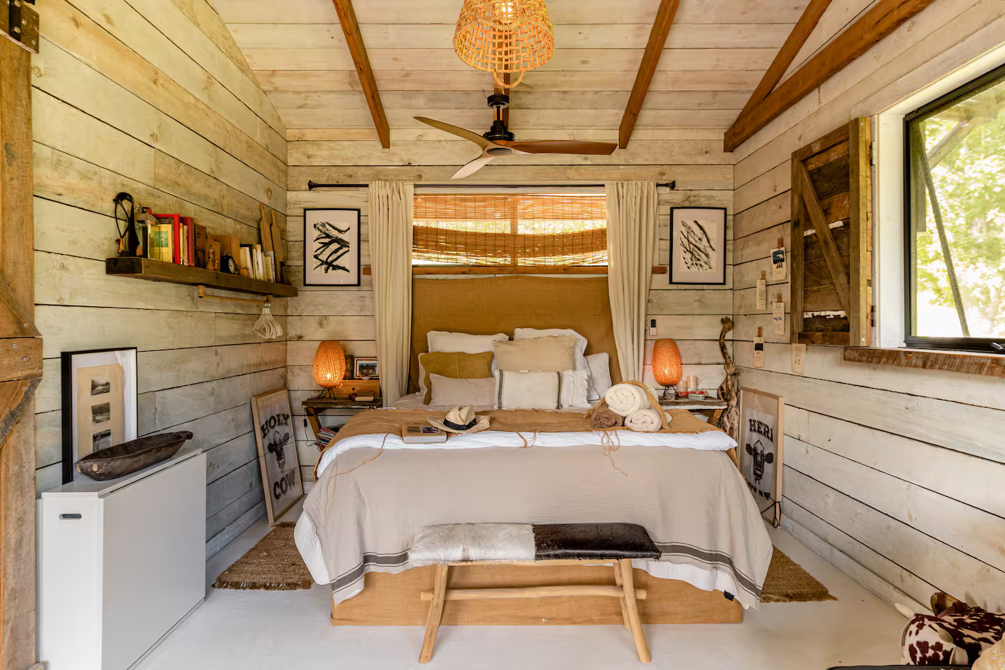 chambre maison rustique en bois Hillview Dairy chambre maison rustique en bois Hillview Dairy