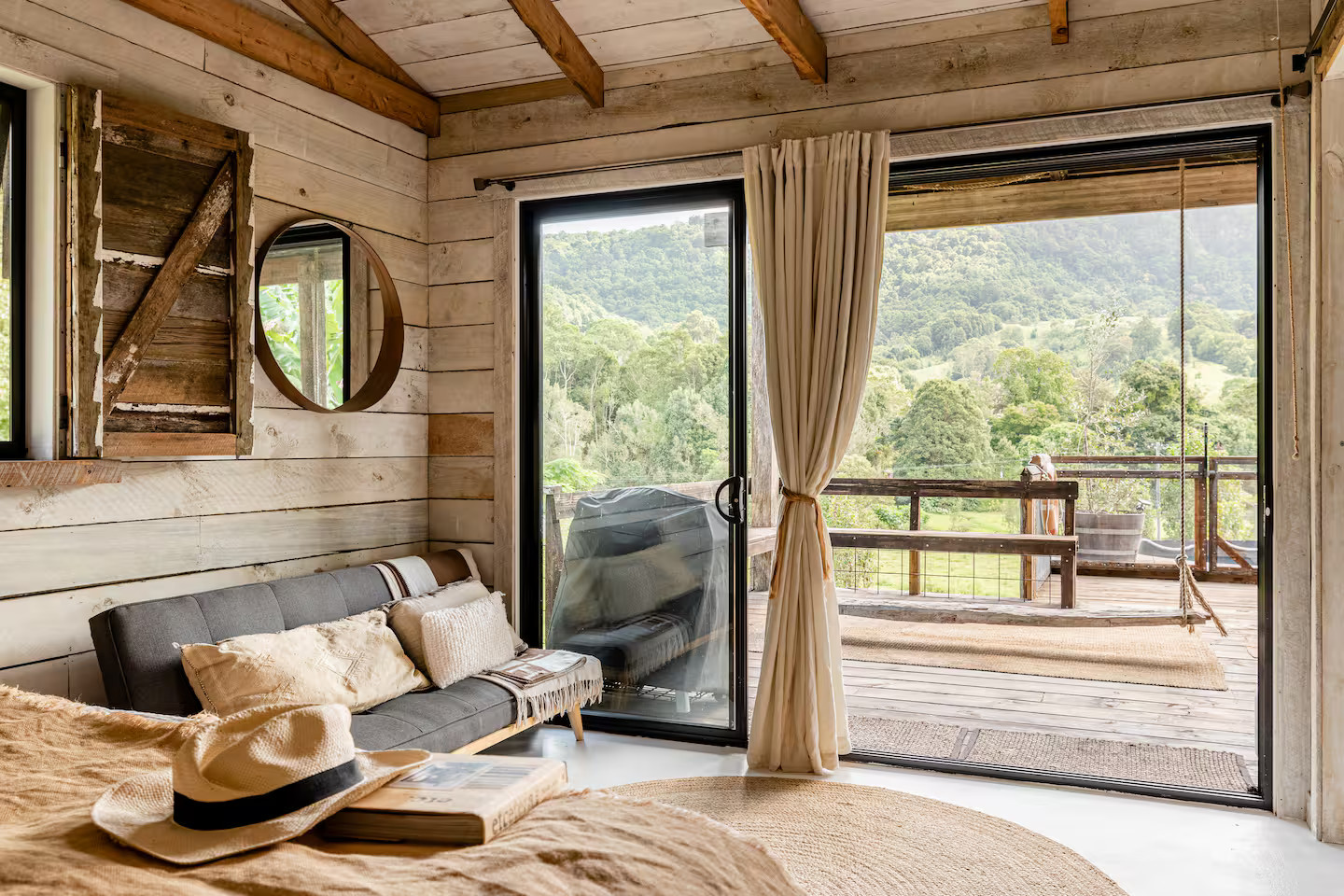 chambre maison rustique en bois Hillview Dairy chambre maison rustique en bois Hillview Dairy