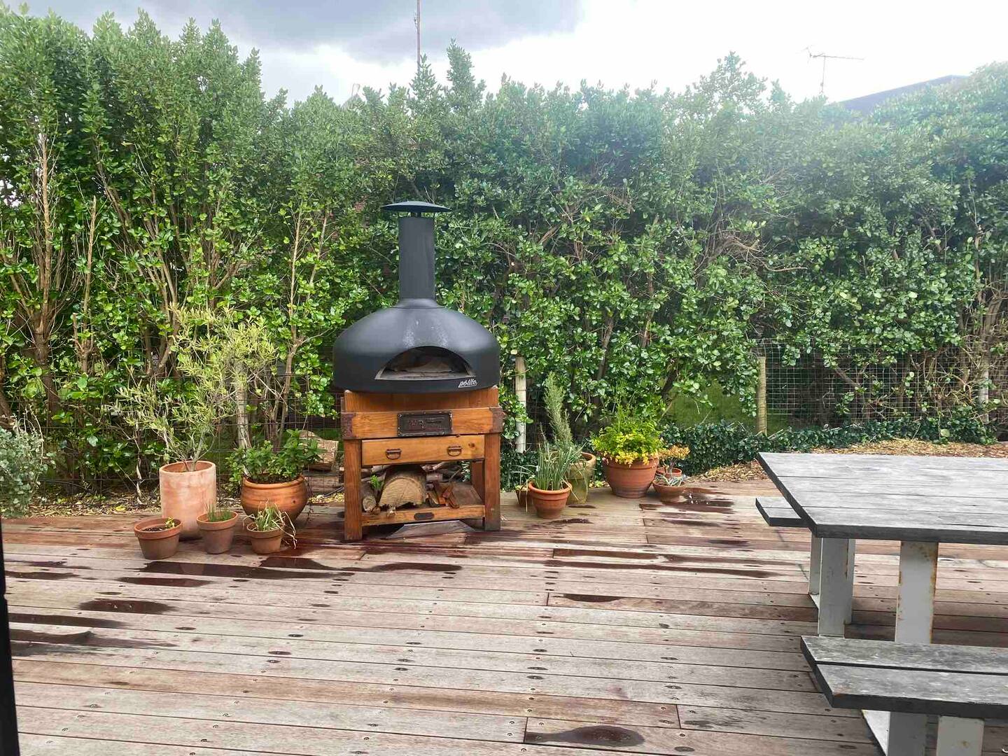 terrasse bois The Hideway Shack