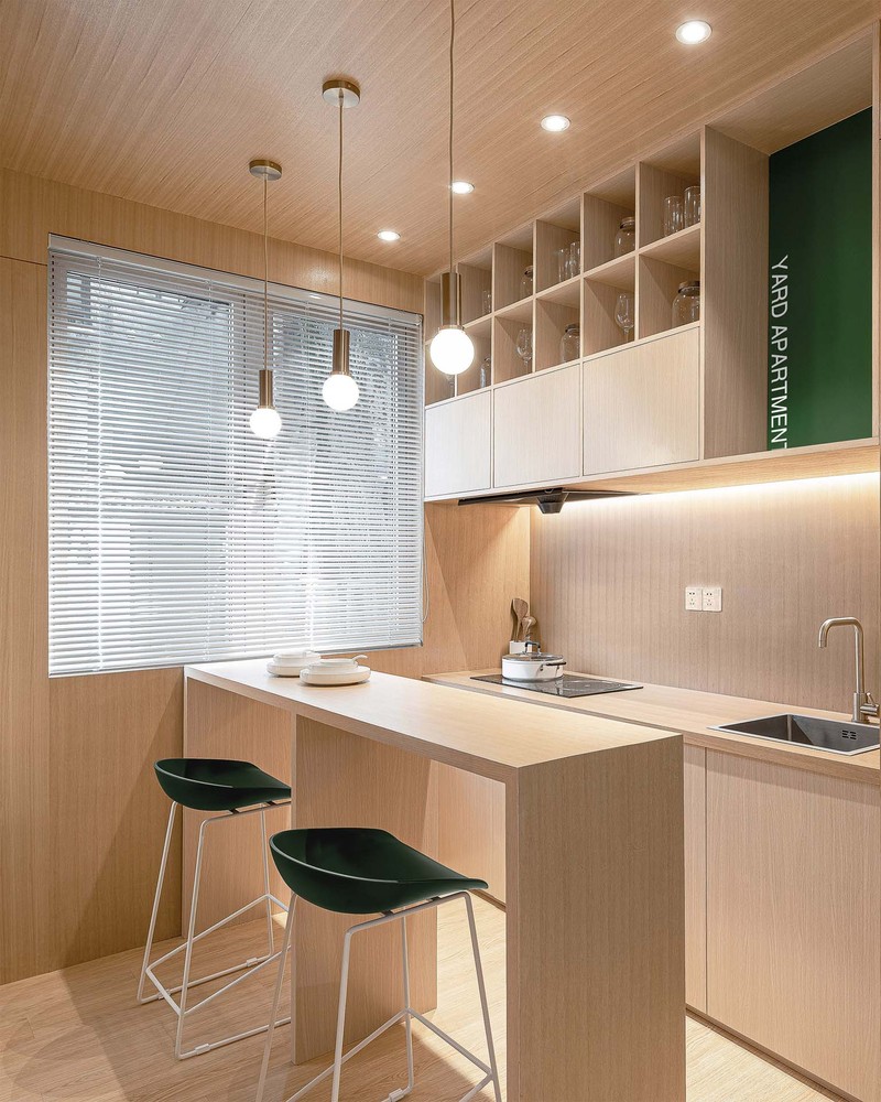 cuisine bois clair studio design 25m2 cuisine bois clair studio design 25m2